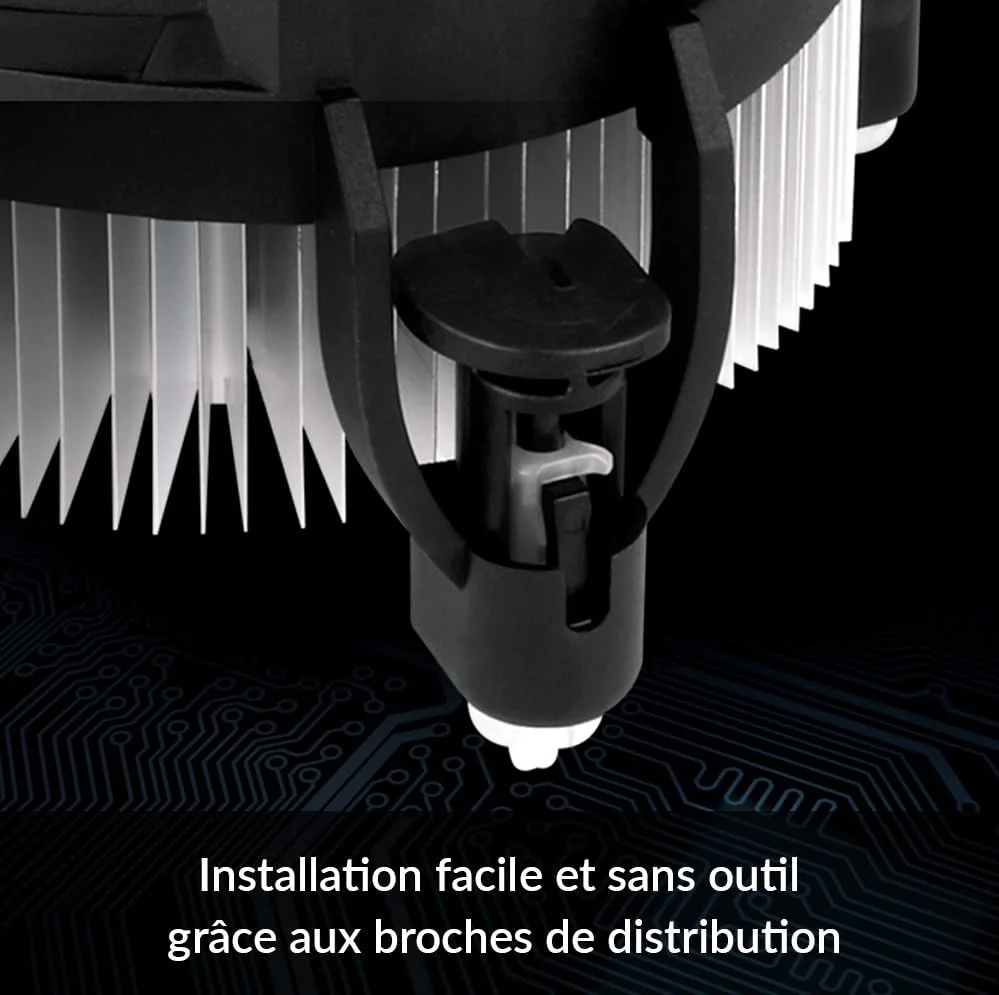 خنک کننده پردازنده اینتل ARCTIC Alpine 17 CO، فن PWM 92 میلی متری، هیت سینک شعاعی، دمنده بالایی، Intel LGA 1700، کانکتور 4 پین، بلبرینگ برای عملکرد مداوم، 250-2700 دور در دقیقه