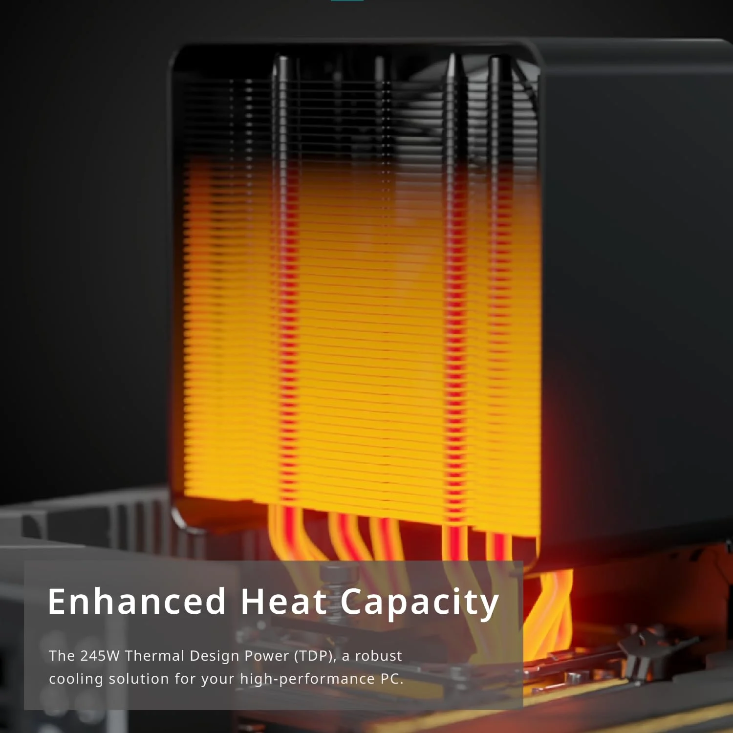 خنک کننده بادی پردازنده APNX AP1-V مشکی، 5 لوله حرارتی، فریم آلومینیومی، فن PWM با بلبرینگ هیدرو، جریان هوای بالا، 165 میلی متر (ارتفاع)، Intel LGA 1700/1200، AMD Ryzen AM5/AM4