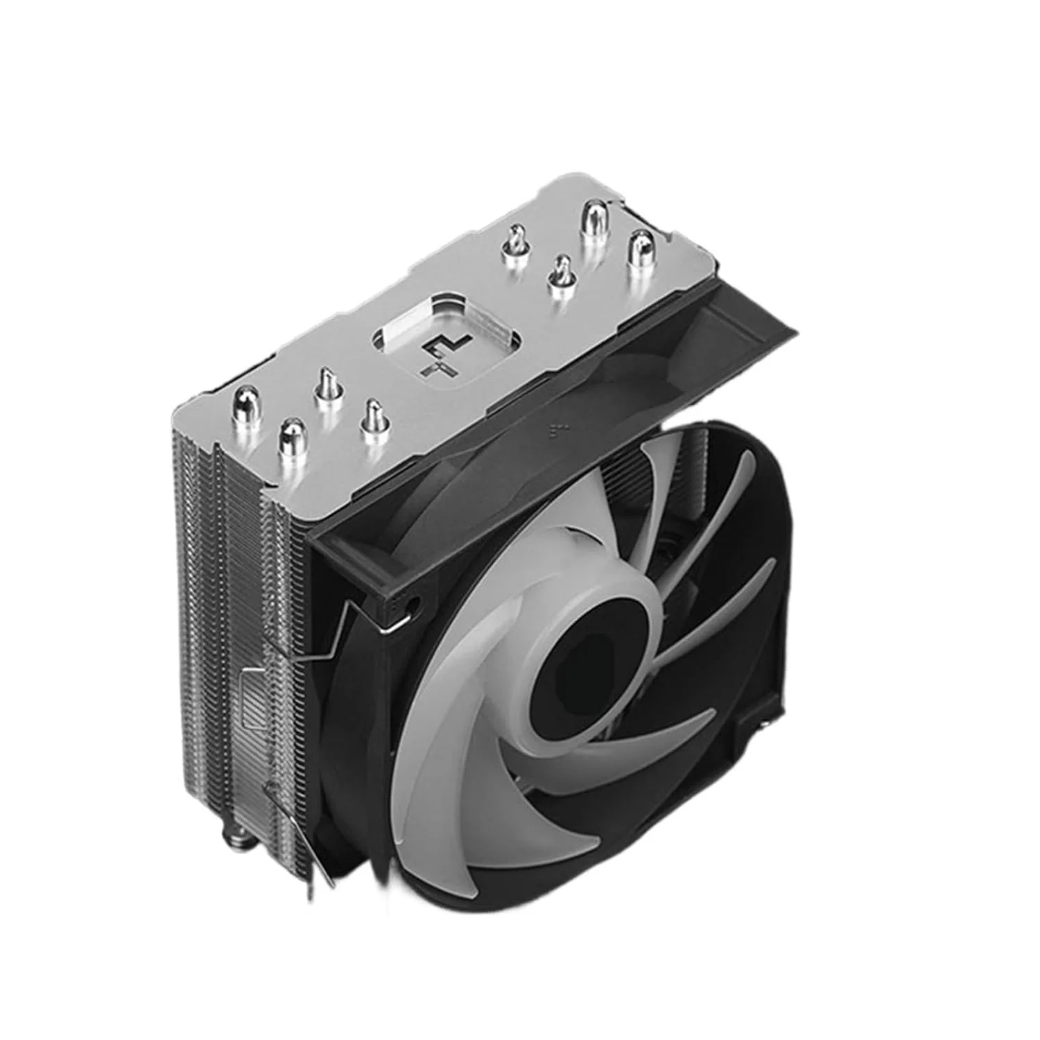 خنک کننده بادی AG400 با 4 لوله حرارتی ARGB PWM پردازنده CPU برای LGA1700 1200 115X 1151 1155 AMD AM4 AM5 (AG400 ARGB W)