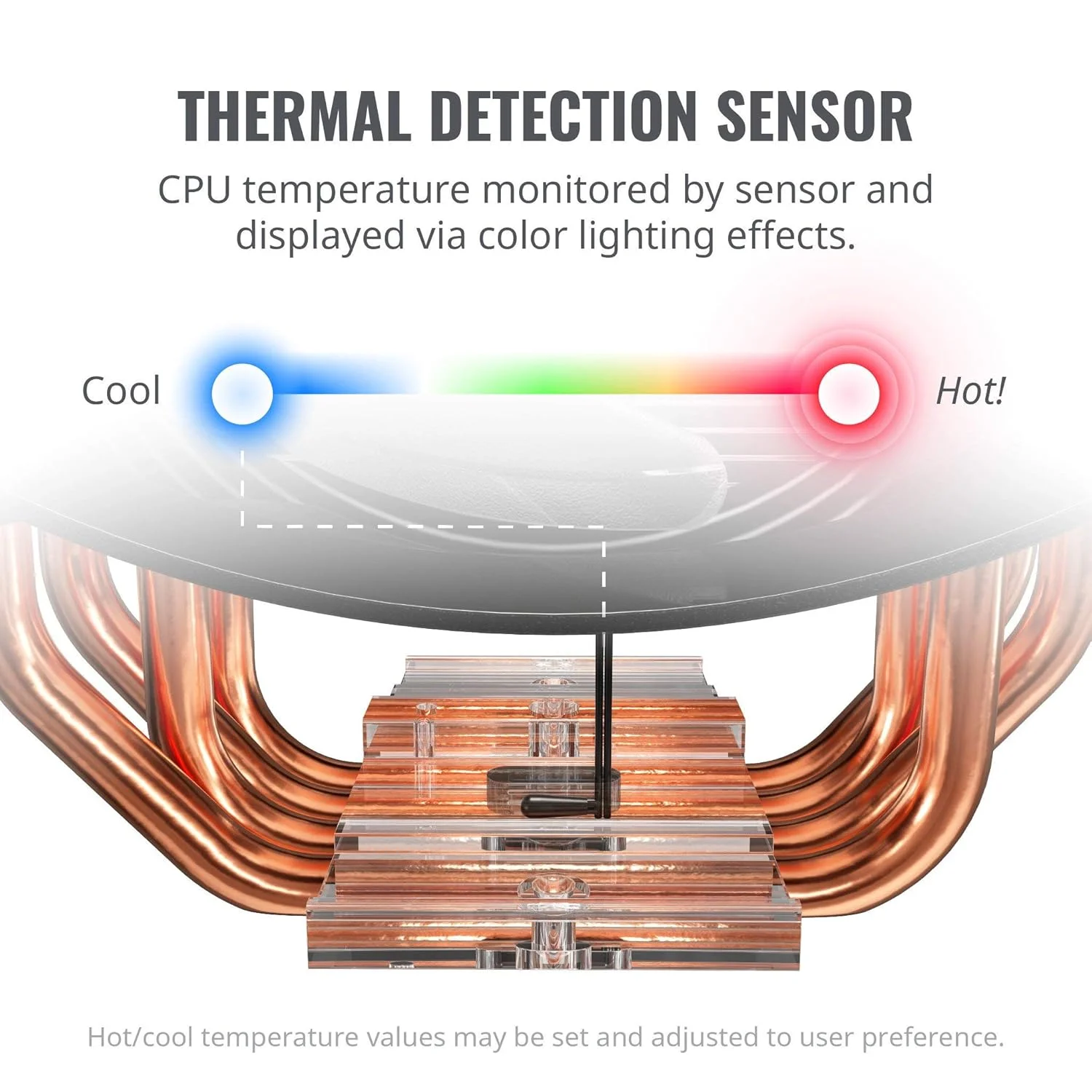 خنک کننده بادی پردازنده کولر مستر MasterAir MA410M ARGB، نورپردازی ARGB قابل تنظیم، پره های آلومینیومی، فن های MF120R با پیکربندی Push-Pull، 4 لوله حرارتی مسی برای AMD Ryzen AM4 و Intel LGA1200/1151 (MAM-T4PN-218PC-R1)