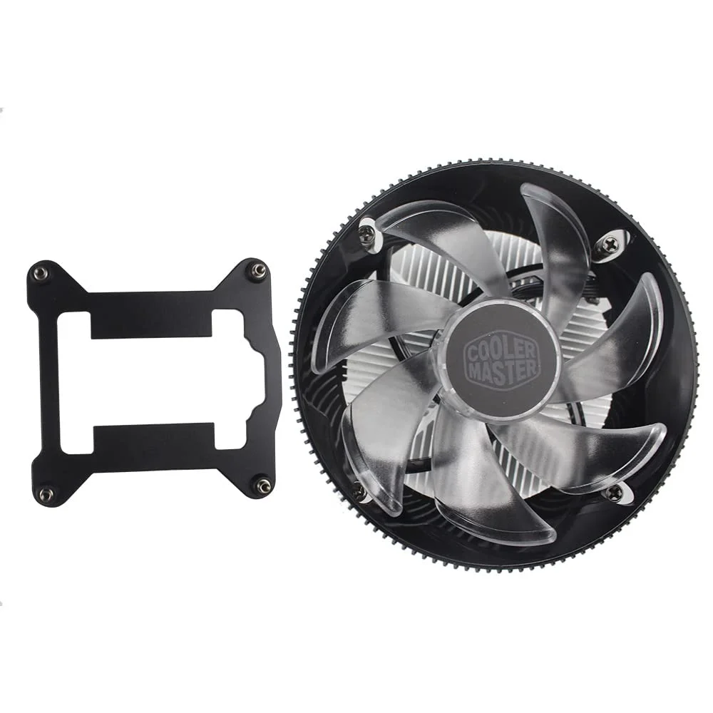 خنک‌کننده پردازنده بادی کم‌ارتفاع مستر I70C ARGB LGA1700، پایه درج مس، فن نورپردازی ARGB با 4 پین PWM و 5 ولت 3 پین فقط برای سوکت Intel LGA1700