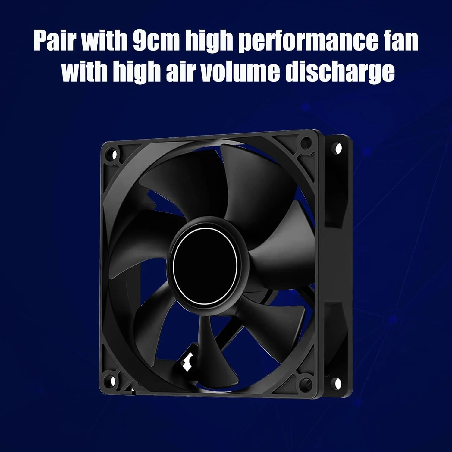 خنک کننده پردازنده مدل VWD01 0VWD01 به همراه فن و هیت سینک آلومینیومی، قطعات خنک کننده داخلی سازگار با Dell XPS 8940 8500 8700 G5 5090 G5 5000 Optiplex 7080