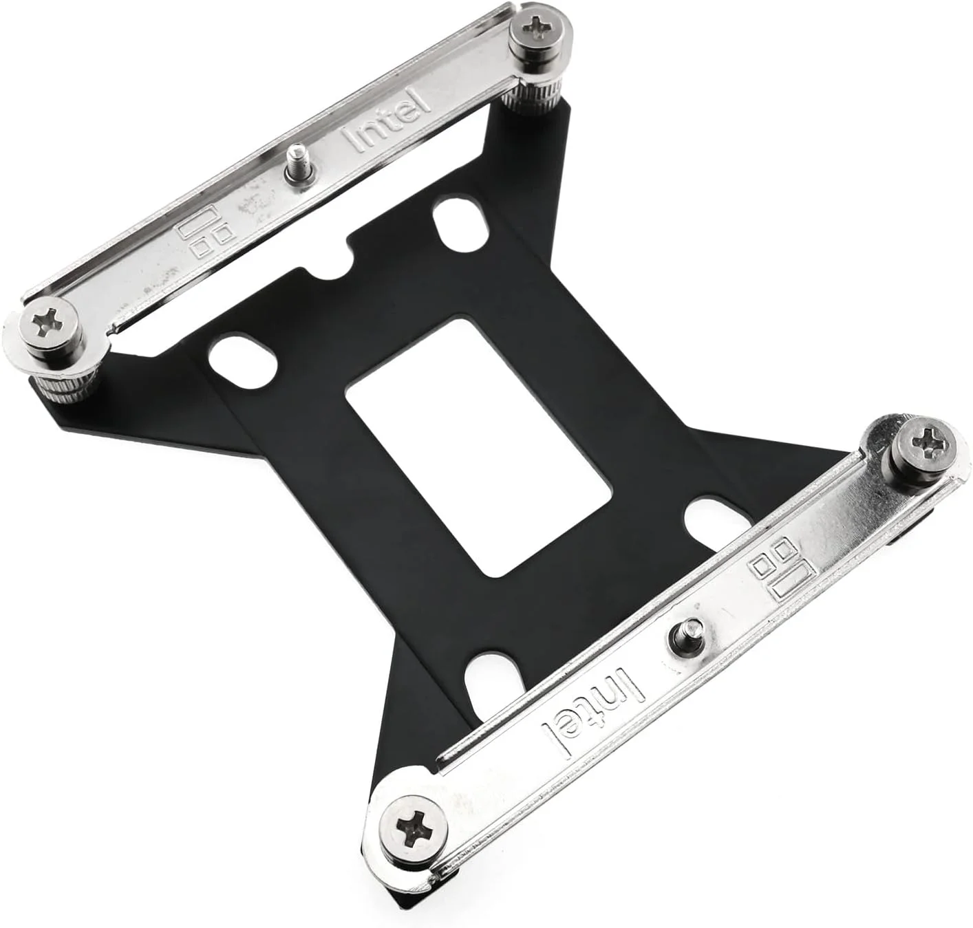 کیت های نصب LGA1700 برای خنک کننده بادی پردازنده ID-Cooling مدل RLECS 1Set LGA17XX-SS2، براکت سگک صفحه پشتی خنک کننده پردازنده برای کیس کامپیوتر Intel 1700، کیت خنک کننده آبی و بادی، براکت سگک خنک کننده پردازنده