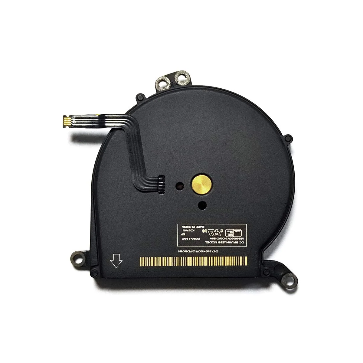 فن خنک کننده پردازنده مرکزی جایگزین برای مک بوک ایر ۱۳ اینچ A1369 (۲۰۱۰، ۲۰۱۱)، A1466 (۲۰۱۲، ۲۰۱۳، ۲۰۱۴، ۲۰۱۵، ۲۰۱۷)