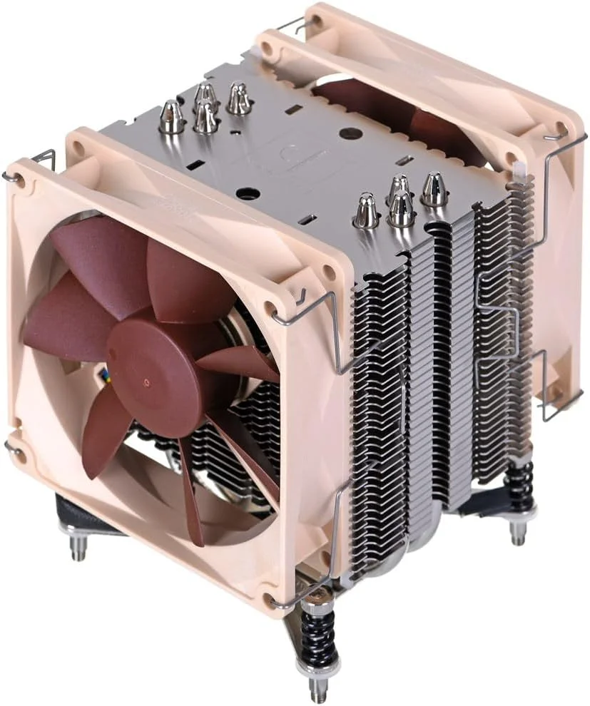 خنک کننده پردازنده ممتاز Noctua NH-U9DX i4 برای پردازنده های Intel Xeon LGA20xx (قهوه ای)