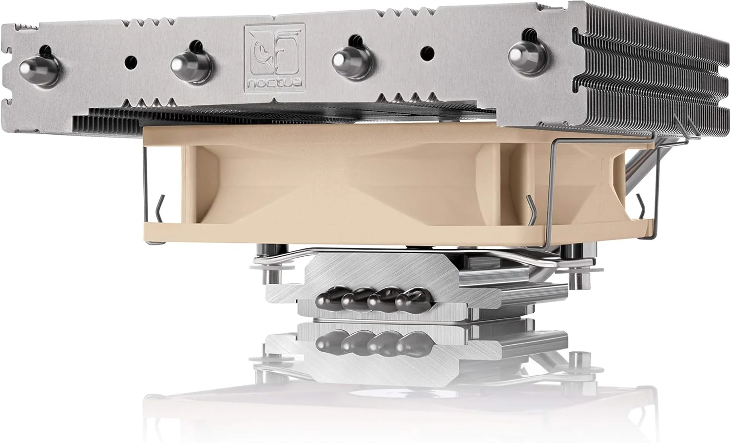 خنک کننده پردازنده کم ارتفاع Noctua NH-L12 Ghost S1 Edition با فن PWM 92 میلی متری بی صدا (قهوه ای)