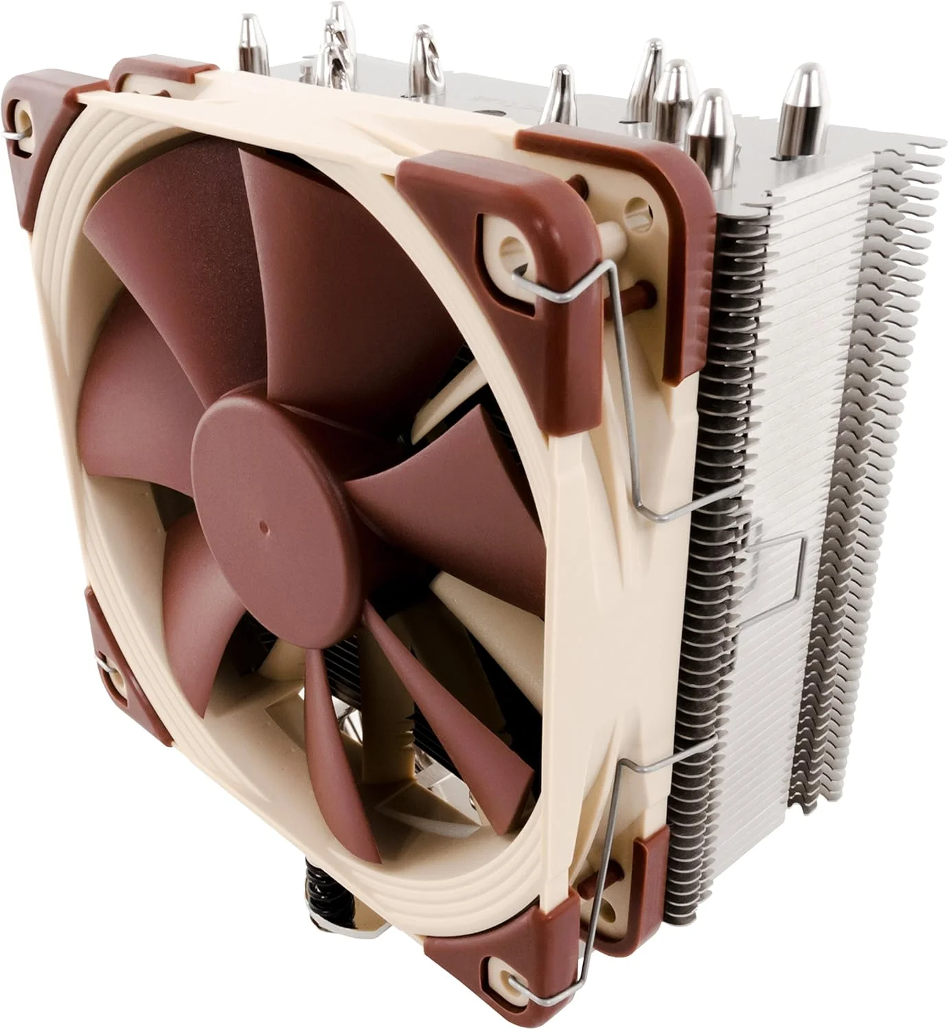 خنک کننده پردازنده ممتاز Noctua NH-U12S با فن 120 میلی متری NF-F12 (قهوه ای)