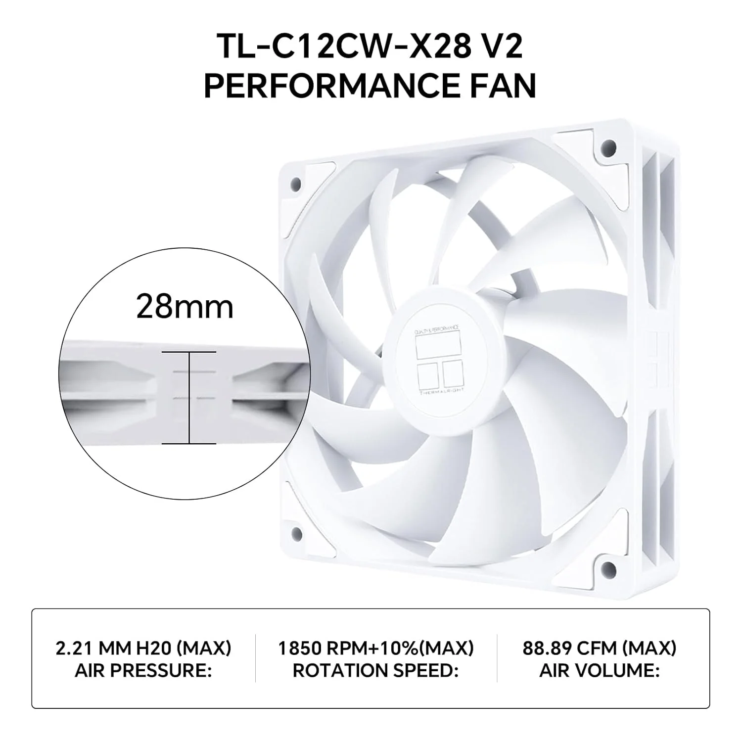 خنک کننده بادی پردازنده Peerless Assassin 120 Digital White، نمایشگر دیجیتال دما | 6 لوله حرارتی | فن های PWM با سرعت 1850 دور در دقیقه، برای Intel 1851/1700، AMD AM4/AM5