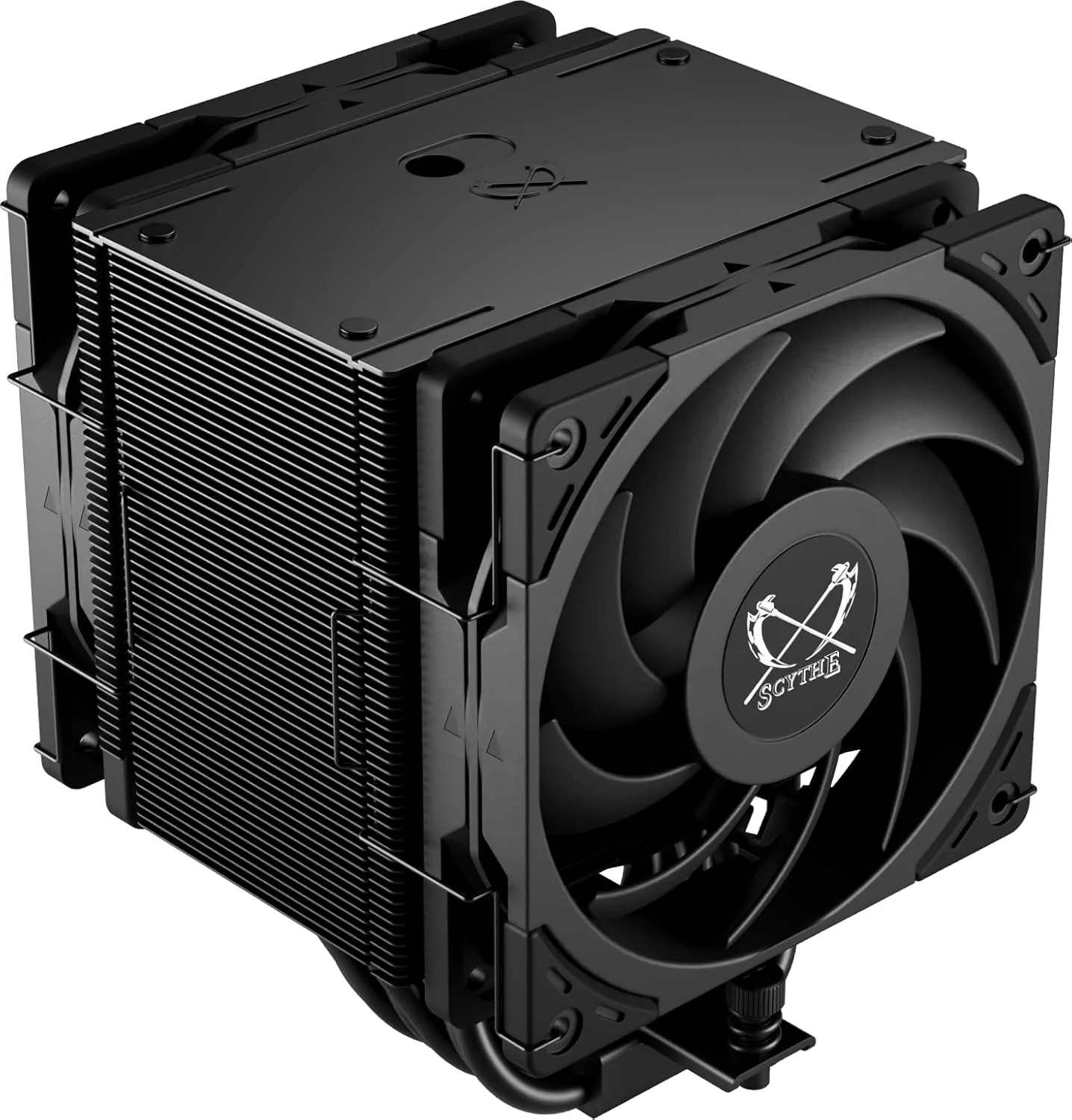 خنک کننده بادی پردازنده سایث مدل Mugen 6 Dual Fan Black Edition، سازگار با Intel LGA1700, LGA1151, AMD AM5, AM4، فن 120 میلی متری، تک برج، پوشش آلومینیومی (Mugen 6 Dual Fan Black Edition) (SCMG-6000DBE)