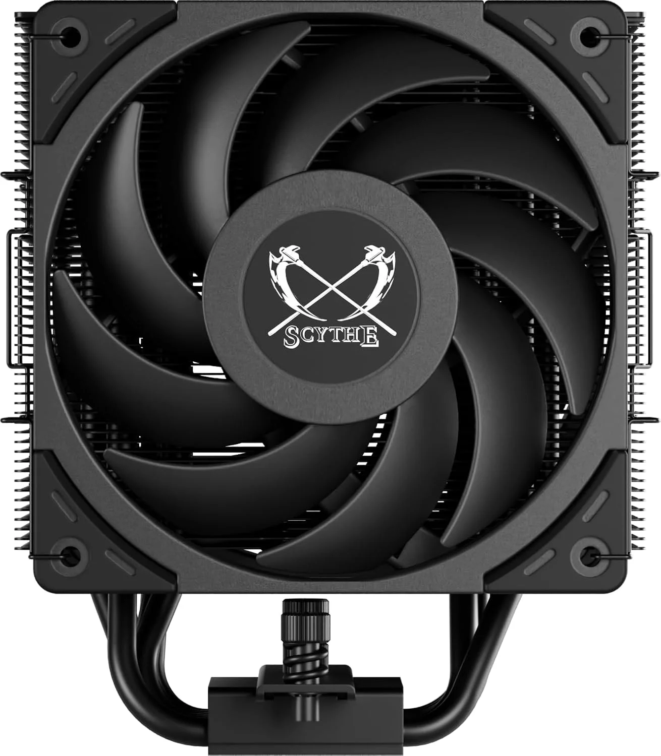 خنک کننده بادی پردازنده سایث مدل Mugen 6 Dual Fan Black Edition، سازگار با Intel LGA1700, LGA1151, AMD AM5, AM4، فن 120 میلی متری، تک برج، پوشش آلومینیومی (Mugen 6 Dual Fan Black Edition) (SCMG-6000DBE)