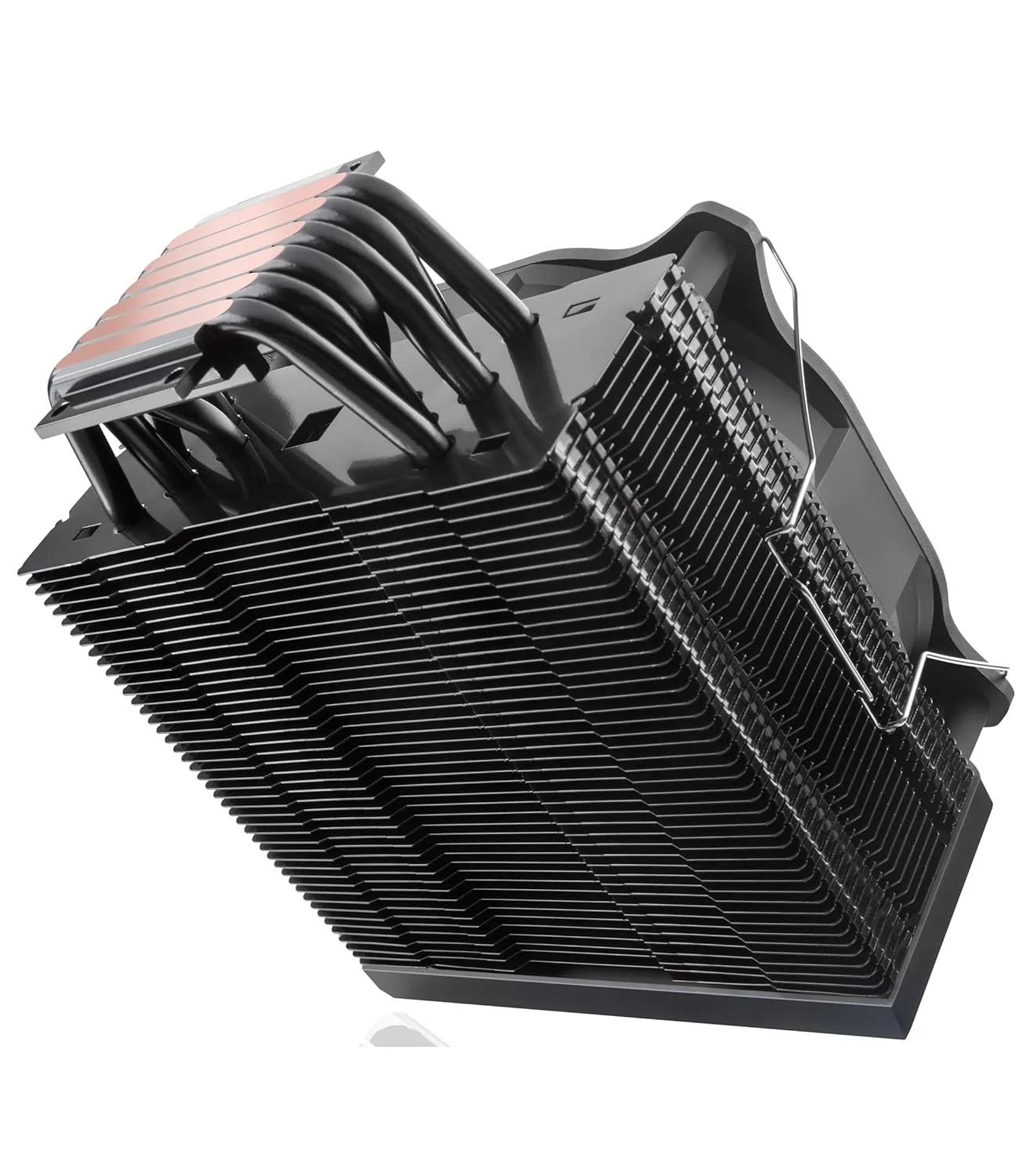 خنک کننده پردازنده بادی رایجینتک ELEOS 12 EVO RBW، فن PWM 120 میلی متری، 6 لوله حرارتی تماسی مستقیم مسی، نورهای RGB آدرس پذیر 5 ولت، برای سوکت های Intel/AMD Ryzen، سازگار با LGA 1700