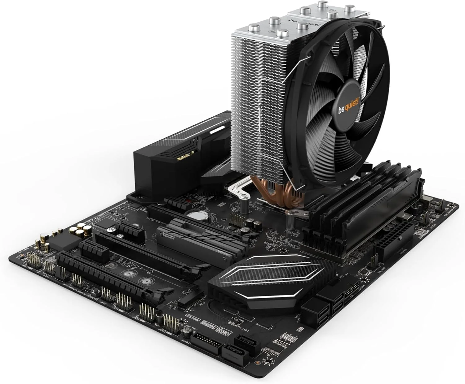 خنک کننده پردازنده بکوایت! شادو راک اسلیم 2 با توان حرارتی 160 وات | سازگار با Intel 1700 1200 2066 1150 1151 1155 2011-3 Square ILM | AMD AM4 | نقره ای | BK032