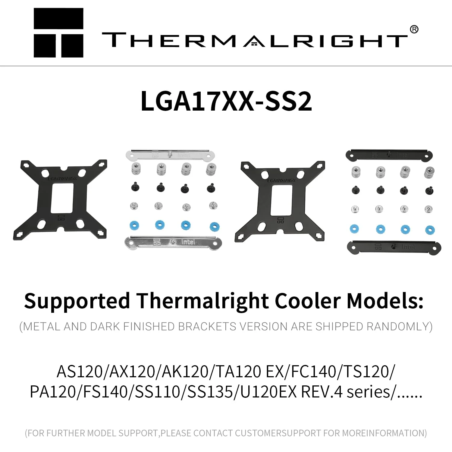 کیت نصب Thermalright LGA 1700-SS2 برای خنک کننده های پردازنده بر روی پلتفرم LGA1700 اینتل، کیت نصب برای سوکت LGA1700