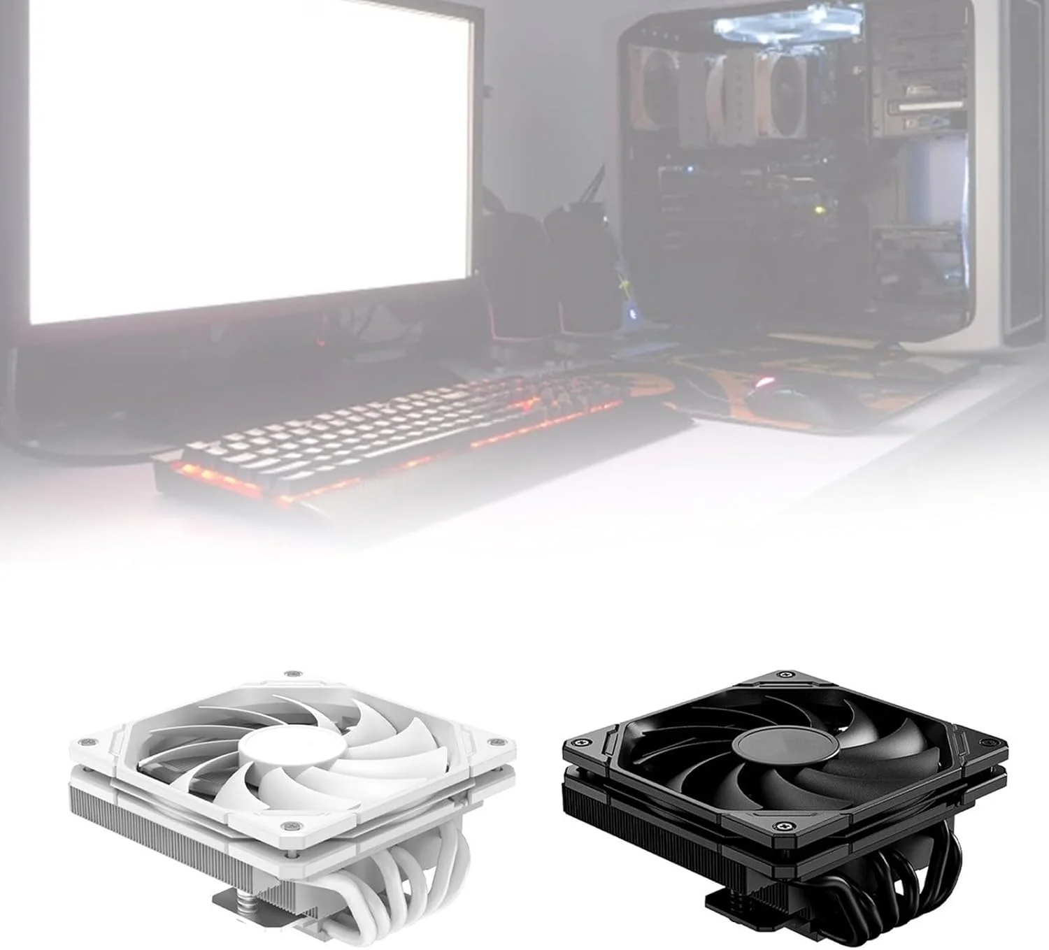 خنک کننده پردازنده، رادیاتور فشار پایین هوا خنک، فن بی صدا با راندمان بالا برای کامپیوتر رومیزی خنک کننده پردازنده، رادیاتور فشار پایین هوا خنک، فن بی صدا با راندمان بالا برای کامپیوتر رومیزی