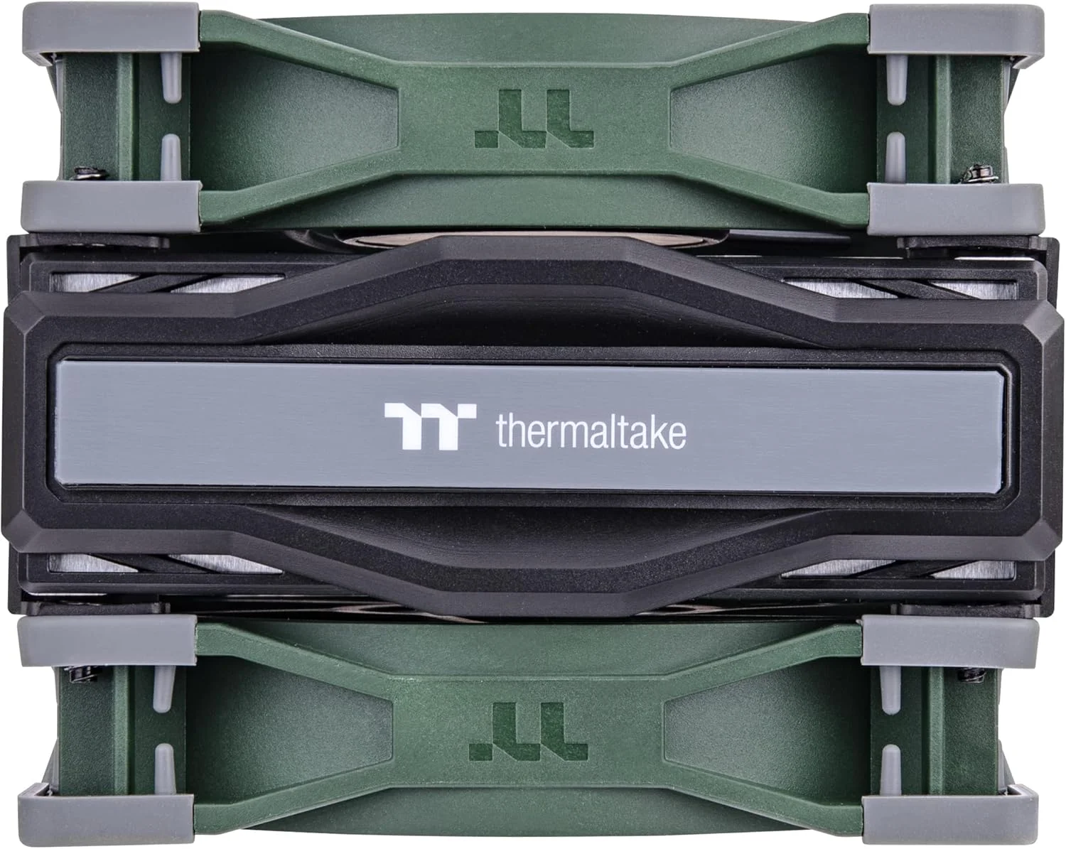 خنک کننده پردازنده Thermaltake TOUGHAIR 510 با توان حرارتی 180 وات، رنگ سبز مسابقه ای، سازگار با سوکت های Intel/AMD (LGA 1700/1200)، دارای دو فن 120 میلی متری PWM با فشار استاتیک بالا 2000 دور در دقیقه و لوله های حرارتی مسی با عملکرد بالا مدل CL-P075-AL12RG-A