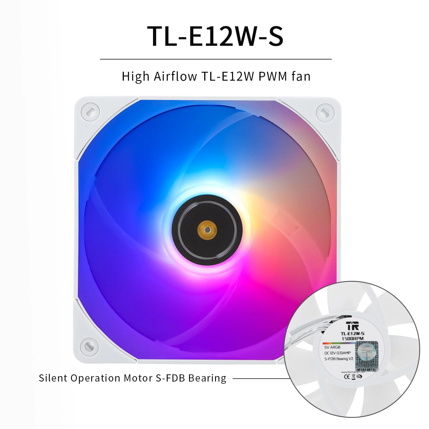 خنک‌کننده بادی پردازنده SI-100 سفید ARGB، دارای 6 لوله حرارتی 6 میلی‌متری، فن خنک‌کننده بی‌صدای PWM 120 میلی‌متری با بلبرینگ S-FDB V2.0، فناوری AGHP 3.0، برای AMD AM4 AM5/Intel 1150/1151/1200/1700/2066، خنک‌کننده کامپیوتر