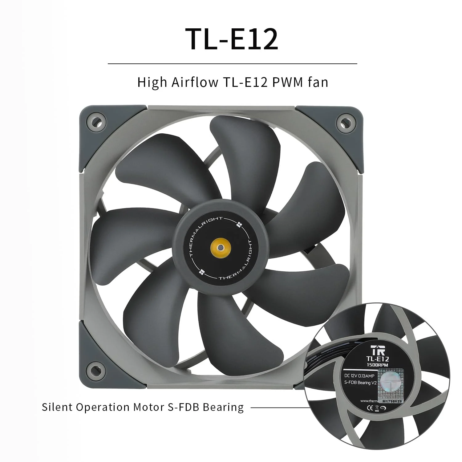 خنک کننده بادی پردازنده SI-100، دارای 6 لوله حرارتی 6 میلی‌متری، فن خنک کننده پردازنده TL-E12 PWM با بلبرینگ S-FDB V2.0، فناوری AGHP 3.0، برای AMD AM4 AM5/Intel 1150/1151/1200/1700/2011/1851