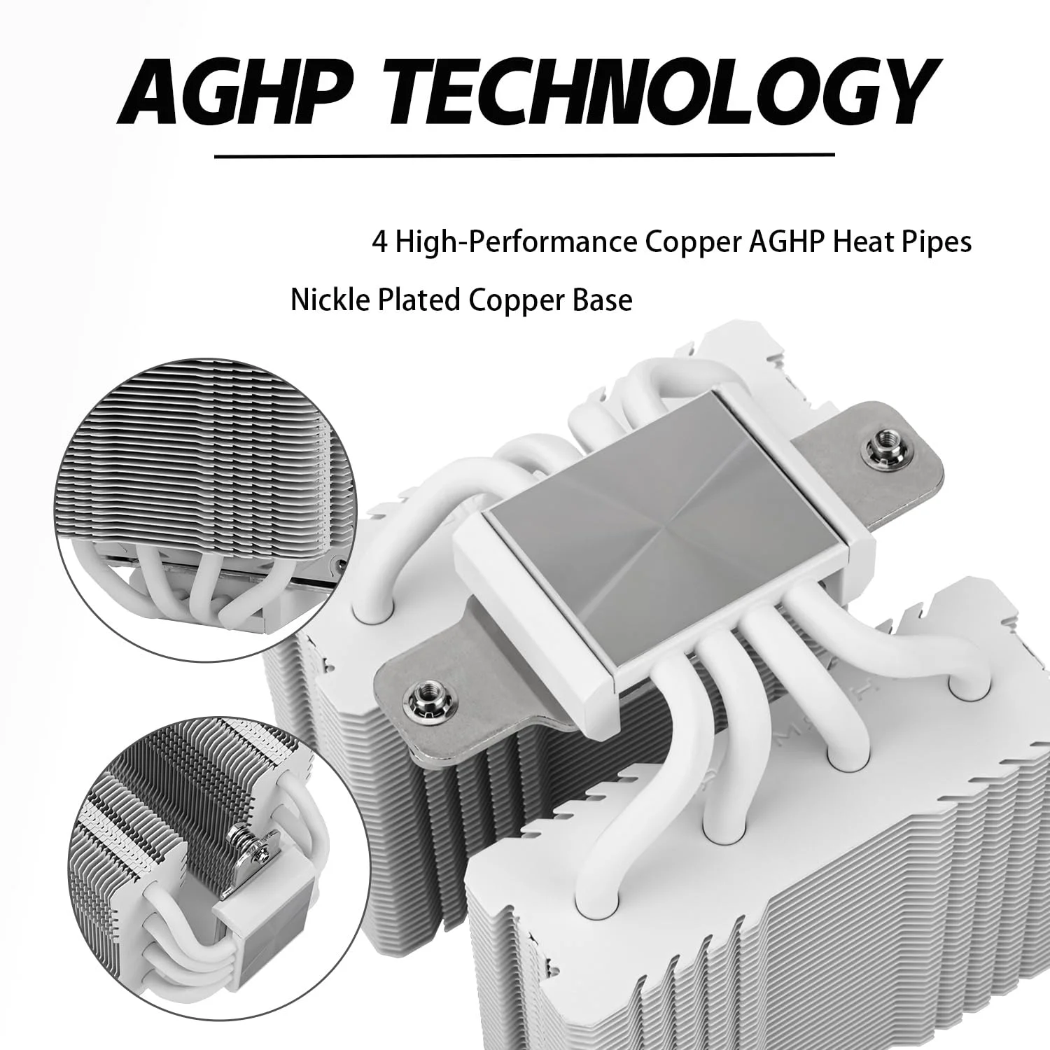 خنک کننده بادی پردازنده Peerless Assassin 90 SE سفید، هیت سینک پردازنده دو برج، با فن PWM بی صدا TL-P9W، خنک کننده پردازنده کامپیوتر برای AMD:AM4 AM5/1700/1851