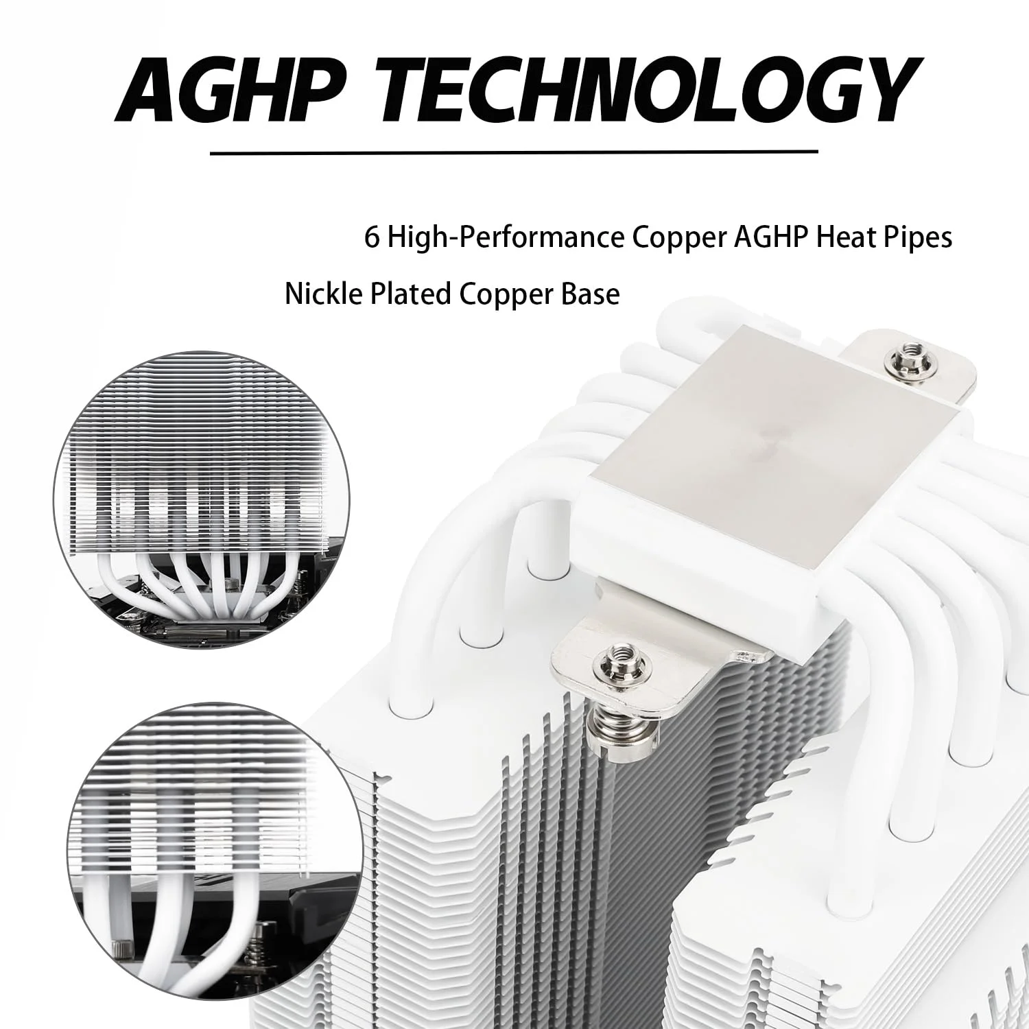 خنک کننده بادی پردازنده Peerless Assassin 120 سفید ARGB، دارای 6 لوله حرارتی، دو فن PWM مدل TL-C12W-S، پوشش هیت سینک آلومینیومی، فناوری AGHP، برای AMD AM4 AM5 / Intel LGA 115X/1851/1200/2011/1700، خنک کننده کامپیوتر خنک کننده بادی پردازنده Peerless Assassin 120 سفید ARGB، دارای 6 لوله حرارتی، دو فن PWM مدل TL-C12W-S، پوشش هیت سینک آلومینیومی، فناوری AGHP، برای AMD AM4 AM5 / Intel LGA 115X/1851/1200/2011/1700، خنک کننده کامپیوتر