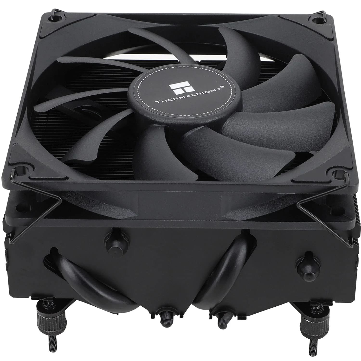 خنک کننده پردازنده بادی کم ارتفاع AXP90-X53 مشکی، با فن باریک PWM 92 میلی‌متری برای خنک کننده ITX با سرعت بالا 2700 دور در دقیقه، فناوری AGHP 3.0، برای AMD AM4 AM5/Intel 1150/1151/1200/1700