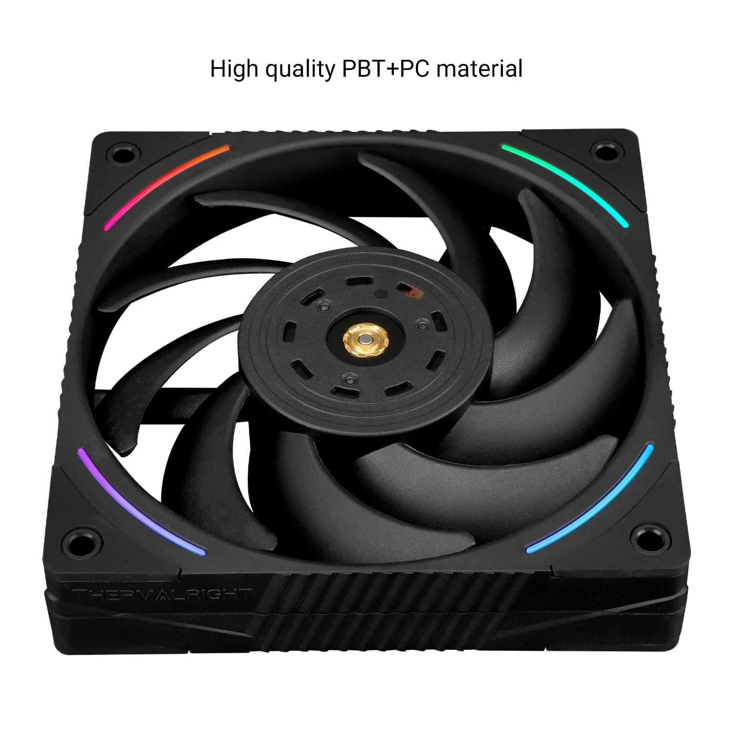 فن خنک کننده پردازنده Thermalright TL-K12 ARGB، فن خنک کننده کیس 120 میلی متری، فن کامپیوتر بی صدا با کانکتور 4 پین PWM با بلبرینگ S-FDB و پد لاستیکی دو طرفه، فن خنک کننده رومیزی، کانکتور جریان هوا 69CFM (MAX) (TL-K12)