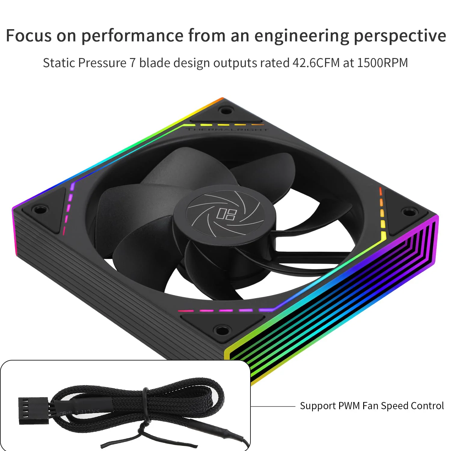 فن 120 میلیمتری Thermalright TL-M12R برای کیس CPU با نور ARGB آینهای، 4 پین PWM بیصدا، برای خنککننده مایع و بادی CPU، فن معکوس ARGB بیصدا (مشکی) فن 120 میلیمتری Thermalright TL-M12R برای کیس CPU با نور ARGB آینهای، 4 پین PWM بیصدا، برای خنککننده مایع و بادی CPU، فن معکوس ARGB بیصدا (مشکی)