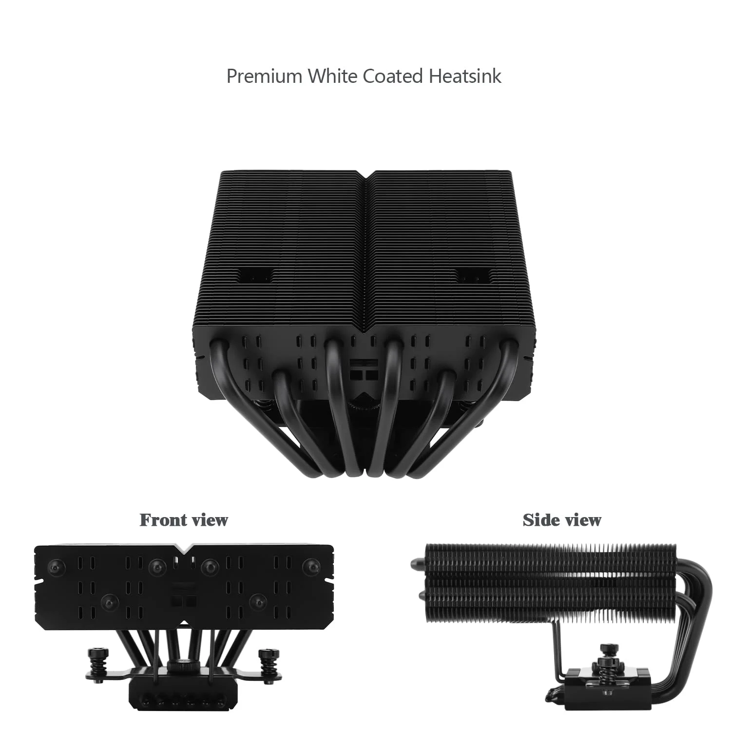 خنک کننده پردازنده بادی Thermalright SI-100 مشکی، 6 لوله حرارتی 6 میلی‌متری، فن خنک کننده پردازنده بی‌صدا TL-E12B PWM با بلبرینگ S-FDB V2.0، فناوری AGHP 3.0، برای AMD AM4 AM5/Intel 1150/1151/1200/1700/2066/1851