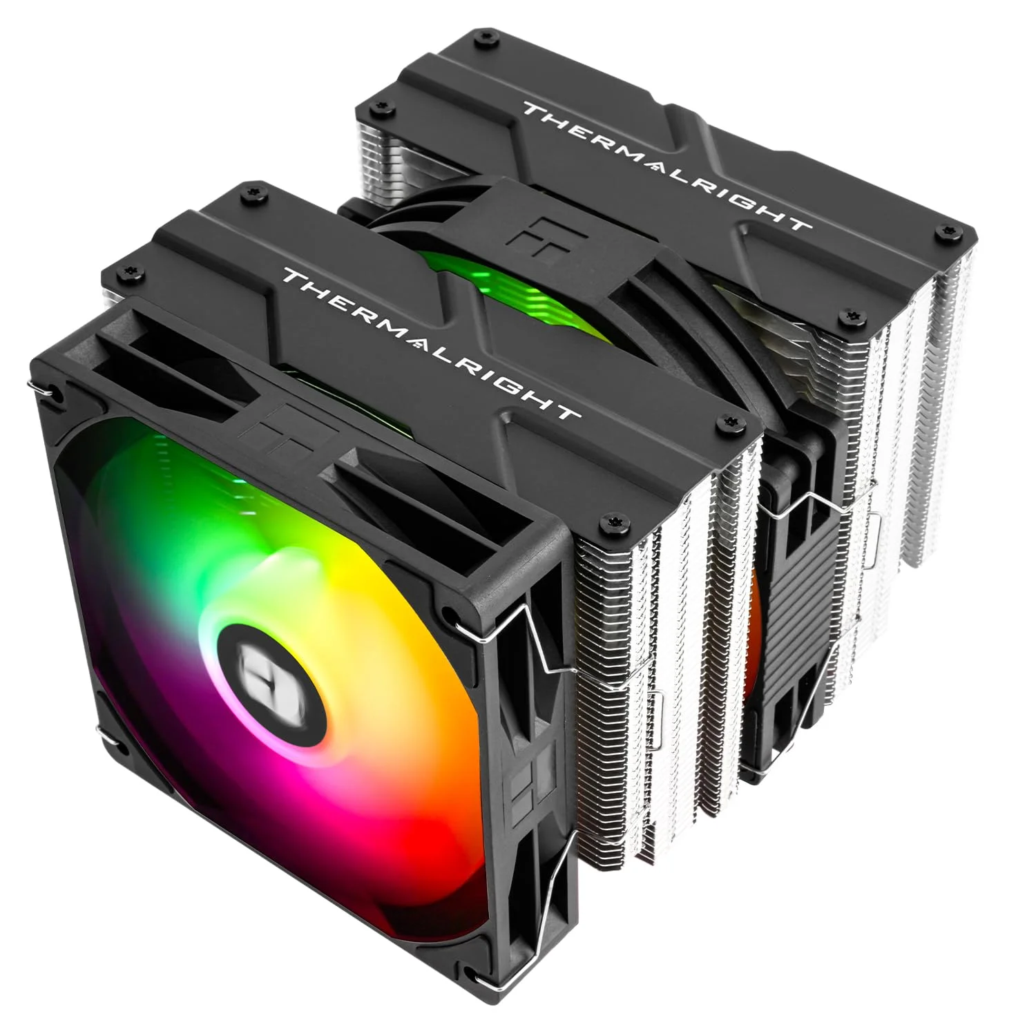 خنک‌کننده بادی پردازنده Thermalright Peerless Assassin 140 SE ARGB با 6 لوله حرارتی، فن 28 میلی‌متری با عملکرد بالا، خنک‌کننده پردازنده 158 میلی‌متری، برای AM5/AM4، Intel LGA1851/1700/1150/1151/1155/1156/1200