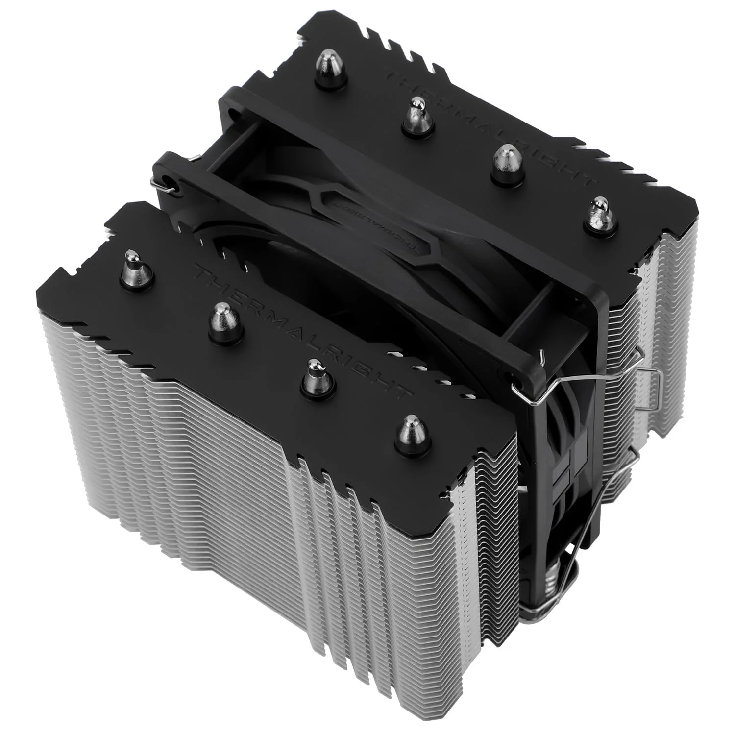 خنک‌کننده پردازنده Thermalright Peerless Assassin 90 SE، خنک‌کننده بادی پردازنده با 4 لوله حرارتی، دو برج و فن PWM 90 میلی‌متری، با سرعت 2200 دور در دقیقه، خنک‌کننده یخی پردازنده، برای Intel LGA 1700|1851|1150|1151|1200;AMD:AM4|AM5