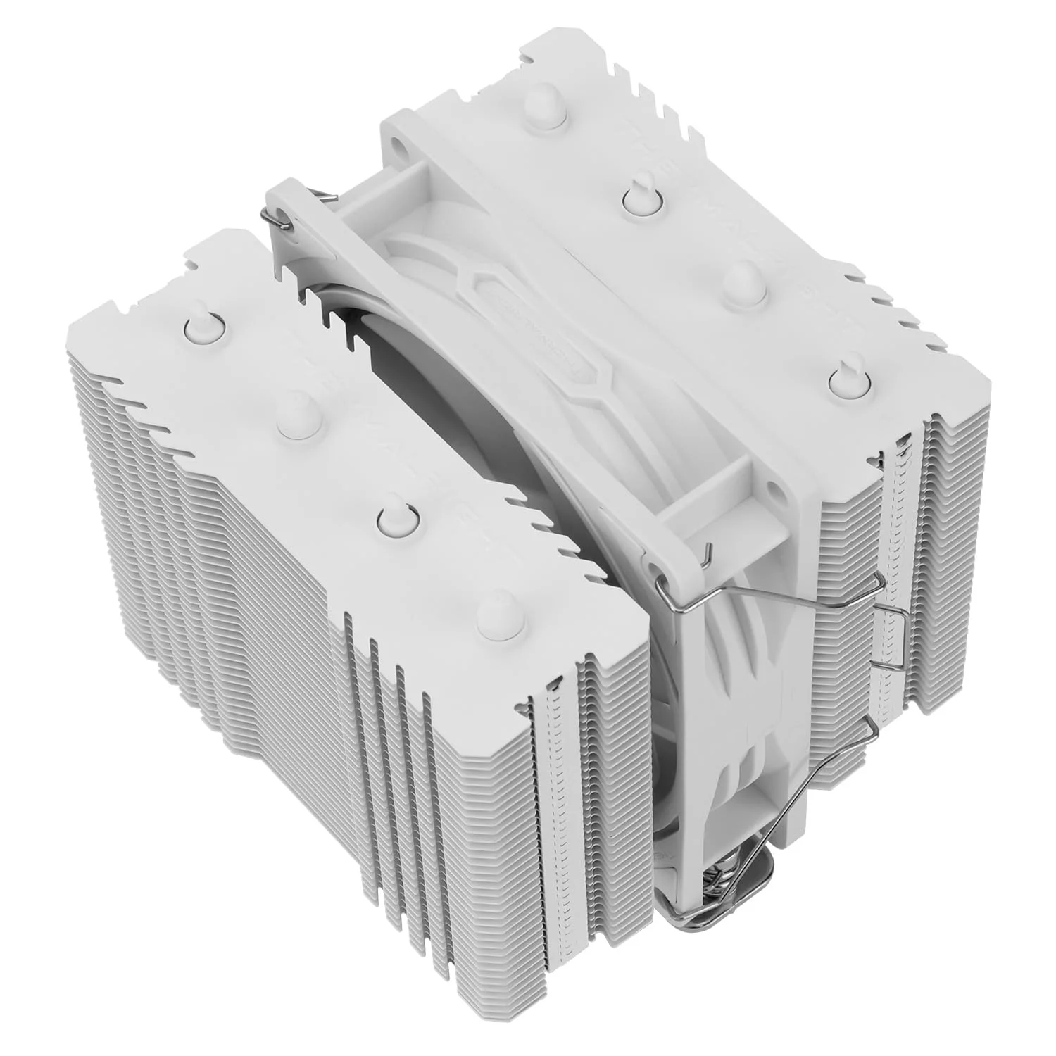 خنک کننده پردازنده Thermalright Peerless Assassin 90 SE White، خنک کننده بادی پردازنده با 4 لوله حرارتی، دو برج و فن PWM، با سرعت 2200 دور در دقیقه، برای Intel LGA 1700|1851|1150|1151|1200; AMD: AM4|AM5