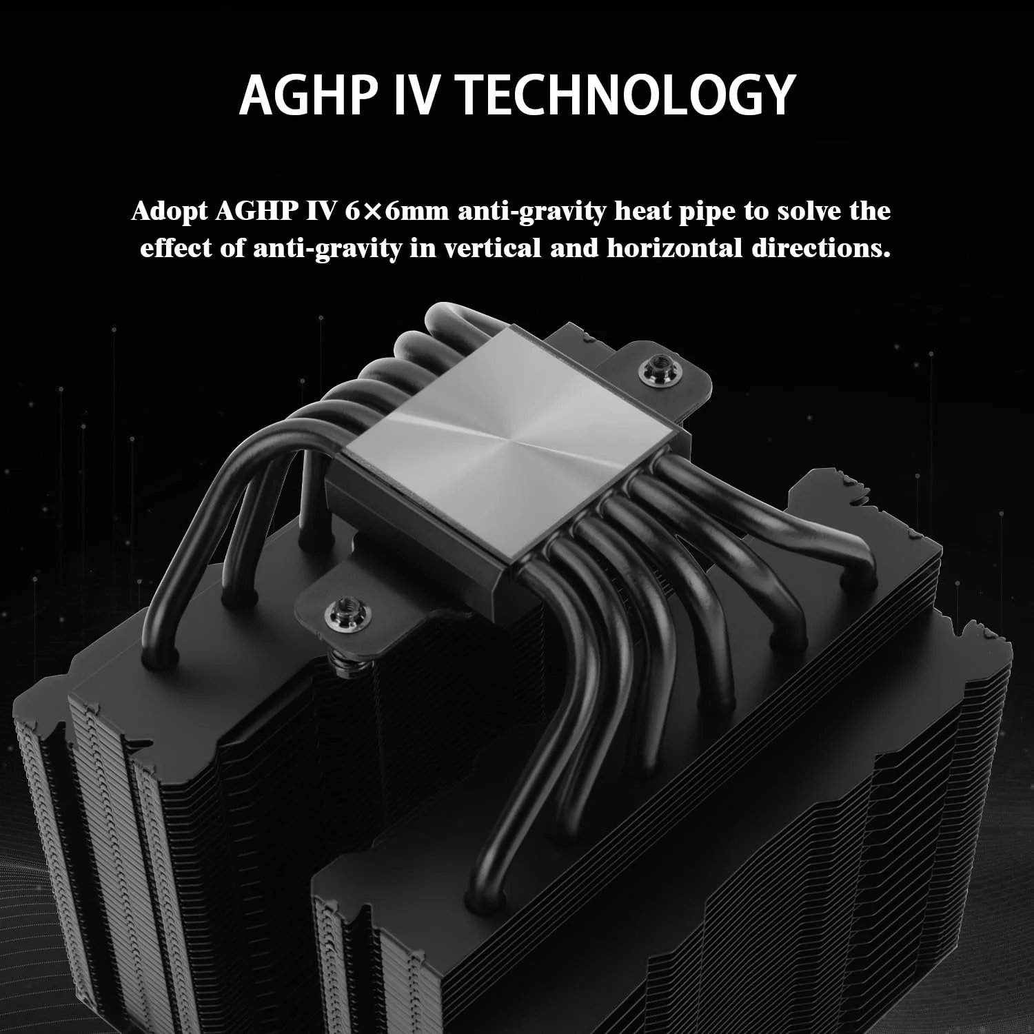 خنک کننده پردازنده Thermalright Peerless Assassin 140 Black، دارای 6 لوله حرارتی با فناوری AGHP، دو فن PWM با سرعت 1500 دور در دقیقه، خنک کننده دو برج، برای AM5/AM4 و Intel LGA 1700/1851/1150/1151/1200، خنک کننده پردازنده کامپیوتر