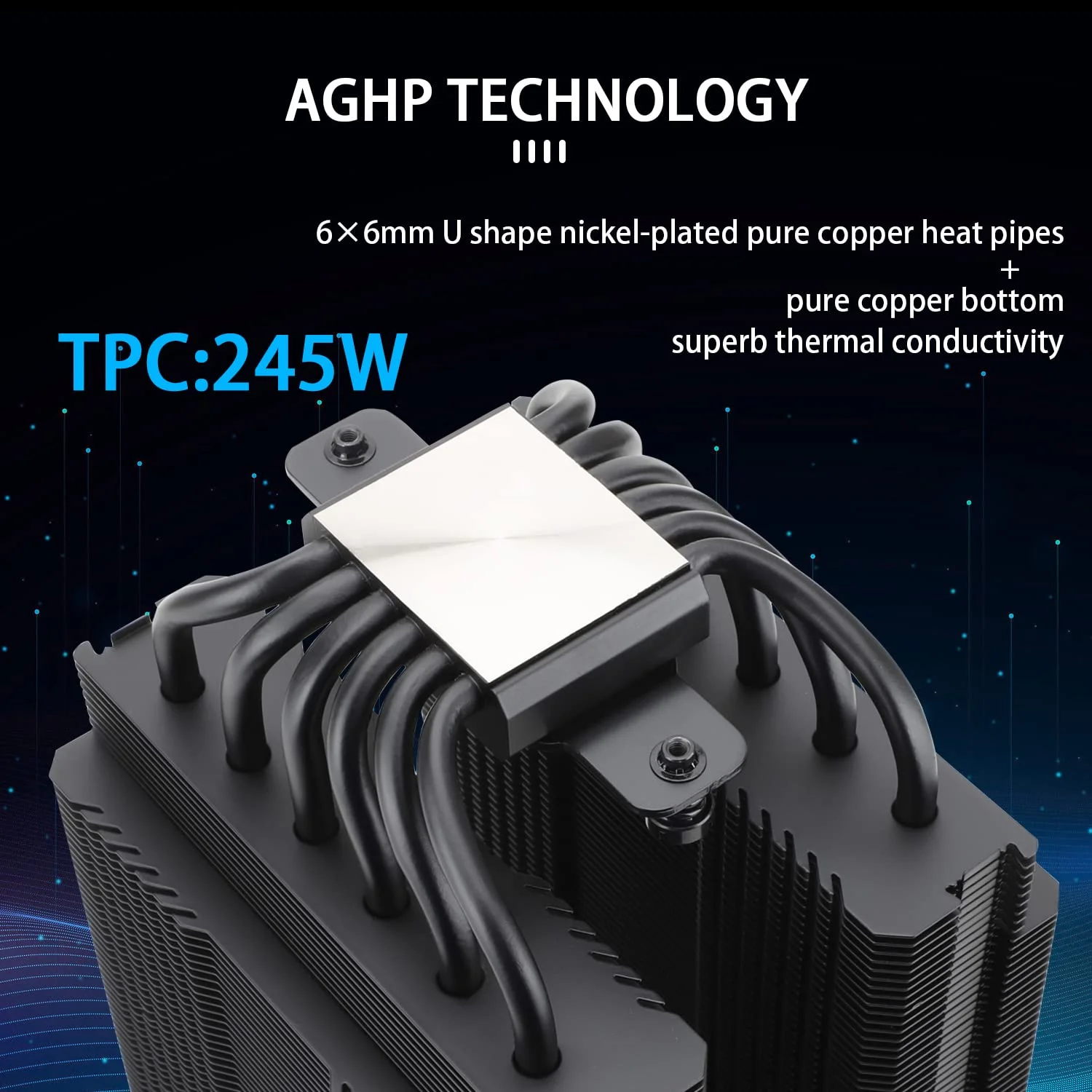 خنک کننده بادی پردازنده Thermalright Peerless Assassin 120 Black، 6 لوله حرارتی، فن PWM مدل TL-C12B، پوشش هیت سینک آلومینیومی، فناوری AGHP، برای AMD AM4/AM5/Intel LGA 1700/115X/1851/1200/2066/2011 مدل PA120 Black خنک کننده بادی پردازنده Thermalright Peerless Assassin 120 Black، 6 لوله حرارتی، فن PWM مدل TL-C12B، پوشش هیت سینک آلومینیومی، فناوری AGHP، برای AMD AM4/AM5/Intel LGA 1700/115X/1851/1200/2066/2011 مدل PA120 Black