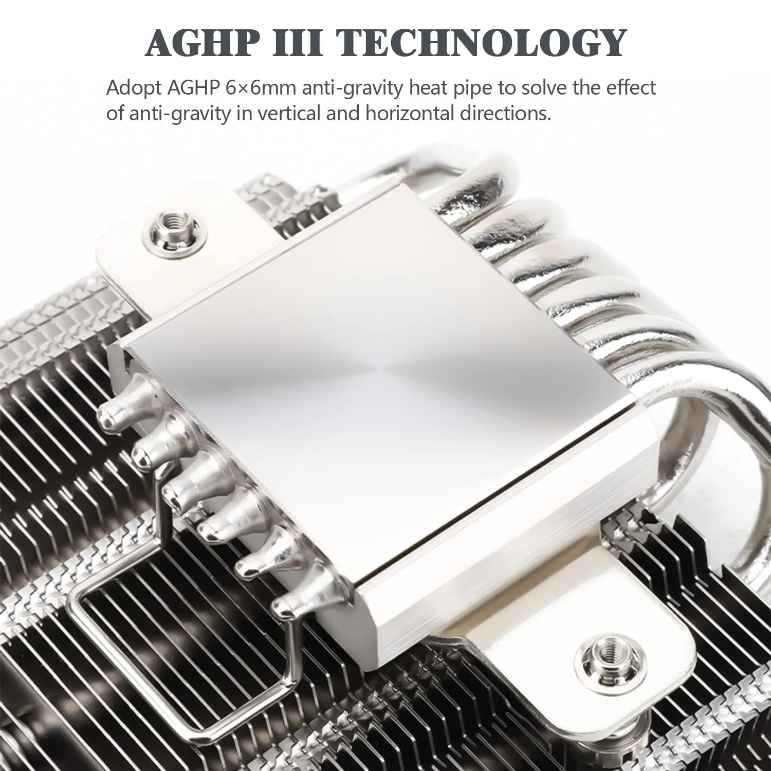 خنک کننده پردازنده بادی کم ارتفاع Thermalright AXP120-X67 با فن PWM مدل TL-C12015 سایز 120 میلی‌متری، دارای 6 لوله حرارتی، ارتفاع 67 میلی‌متری، مناسب برای AM4/AM5، Intel LGA 1700/1851/1150/1151/1200/2011