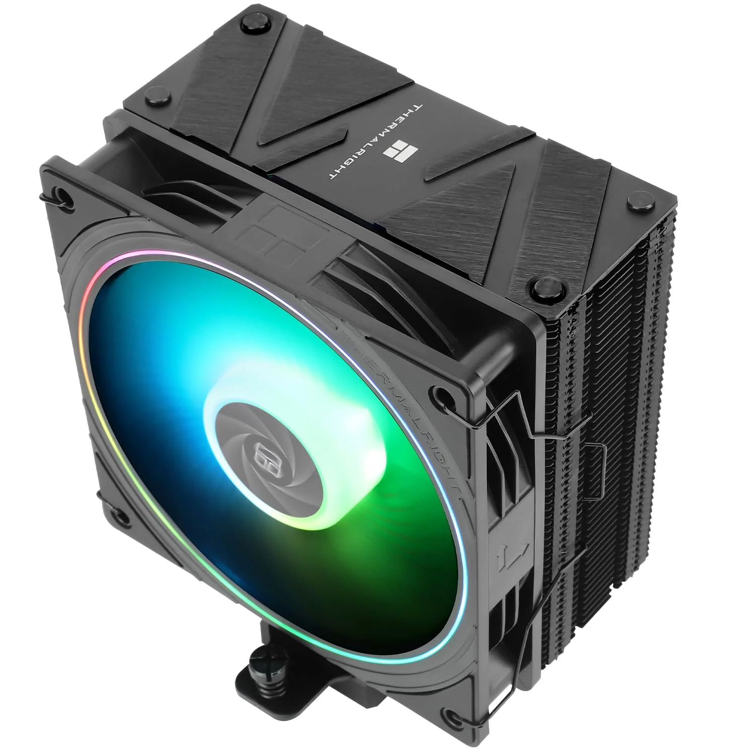 خنک کننده پردازنده Thermalright Assassin Spirit 120 EVO، فن بی صدای ARGB با PWM مدل TL-S12-S، سرعت 2000 دور در دقیقه، خنک کننده هیت سینک کم صدا، پشتیبانی از AM4/AM5، Intel lga1700/1851/1150/1151/1200