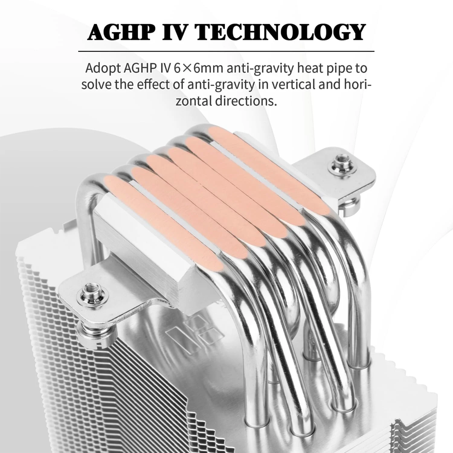 خنک کننده پردازنده Thermalright Burst Assassin 120 SE ARGB سفید، هیت سینک 6 لوله حرارتی، فن 12 سانتی متری PWM، فناوری AGHP، برای Intel LGA1851/1700/115X/1200، AM4/AM5، خنک کننده هیت سینک 148 میلی متری