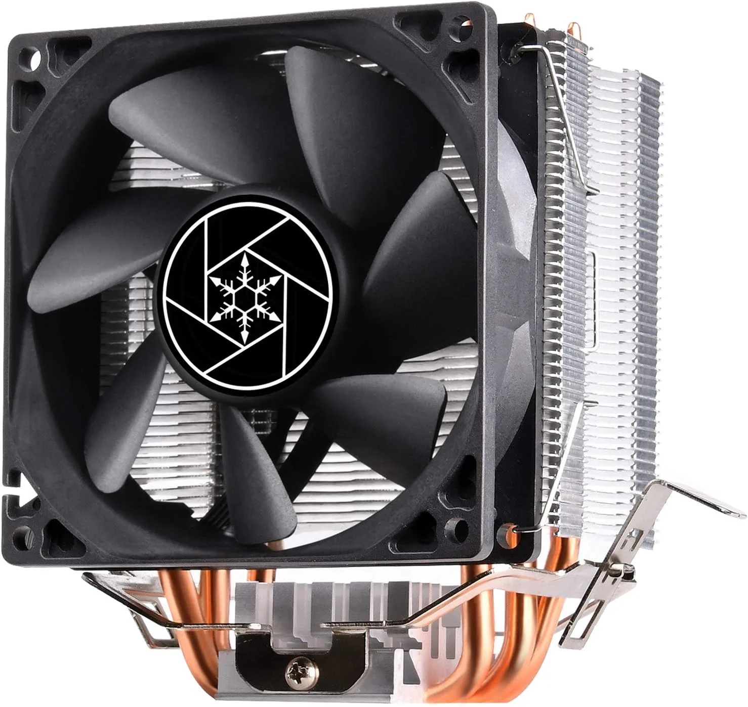 خنک کننده پردازنده 125 میلی‌متری SilverStone Technology برای سوکت Intel LGA115X/1366/2011/2066 و سوکت AMD AM2/AM3/AM4/FM1/FM2 KR02