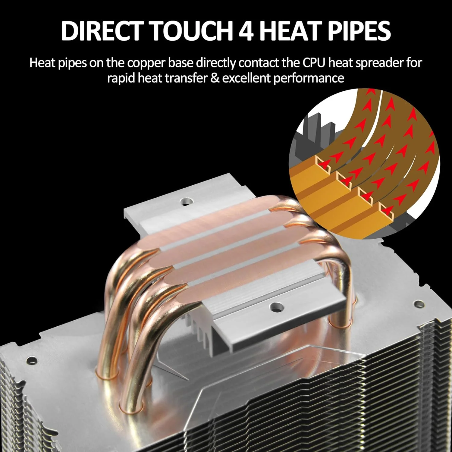 خنک کننده پردازنده بادی PANO-MOUNTS با نور ARGB همگام سازی شده 120 میلی متری، فن های PWM 4 پین، 4 لوله حرارتی TDP 210W و سازگار با مادربردهای AMD/Intel LGA 1700 LGA 1200 خنک کننده پردازنده بادی PANO-MOUNTS با نور ARGB همگام سازی شده 120 میلی متری، فن های PWM 4 پین، 4 لوله حرارتی TDP 210W و سازگار با مادربردهای AMD/Intel LGA 1700 LGA 1200
