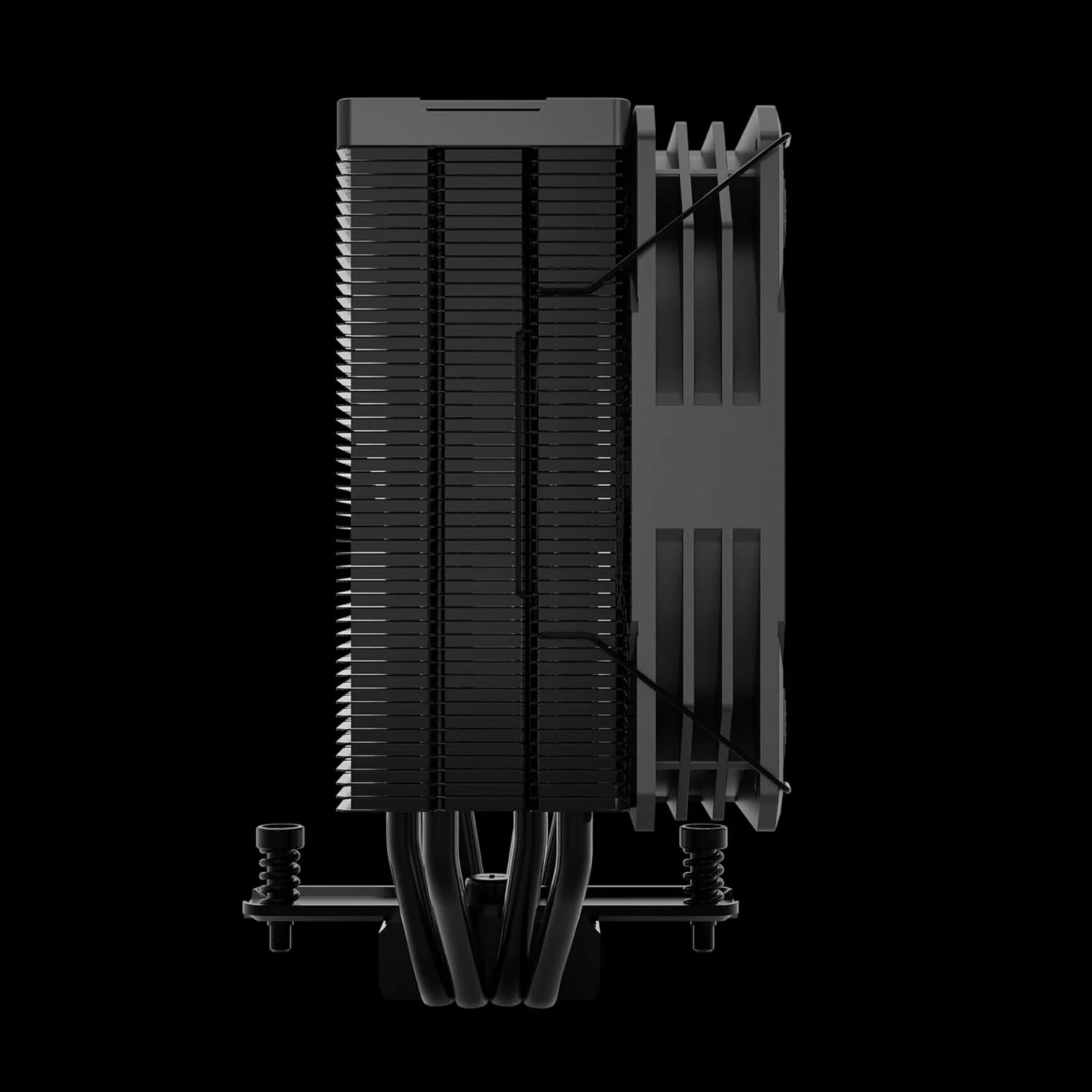 خنک کننده پردازنده بادی گامدیاس Boreas E2-410، دارای 4 لوله حرارتی مسی، فن PWM با بلبرینگ هیدرولیک 120 میلی متری، پشتیبانی از LGA 1700/1151/1150/1155/1156/1200/2011/2066/AM5/AM4