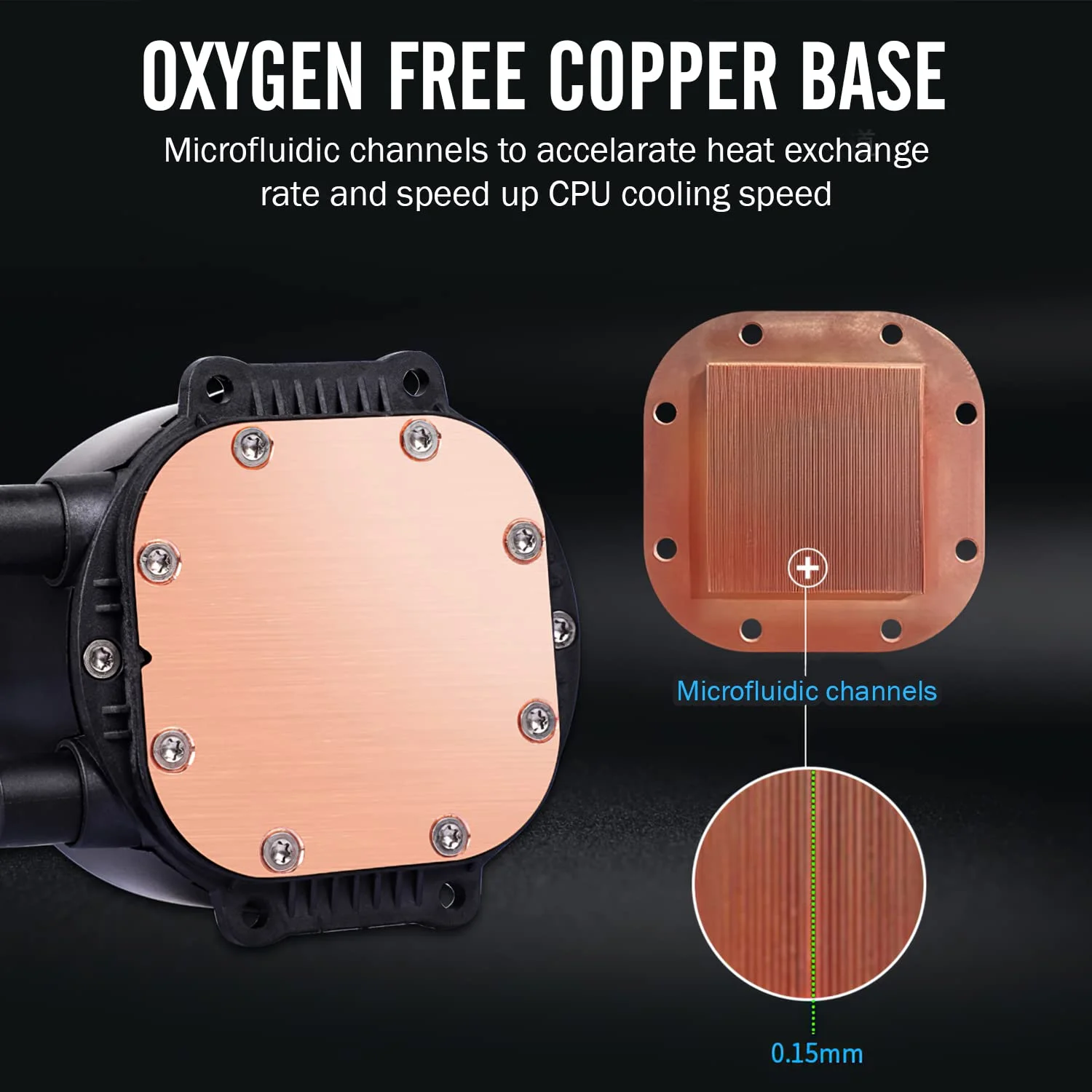 خنک کننده مایع پردازنده Dracaena.io 120mm AIO – فن ARGB PWM بی صدا، پمپ بلبرینگ هیدرولیک و رادیاتور آلومینیومی – خنک کننده مایع جمع و جور برای Intel LGA1700/1200/115X/2011/2066 و AMD AM5/AM4/AM3/FM2 Ryzen، مشکی