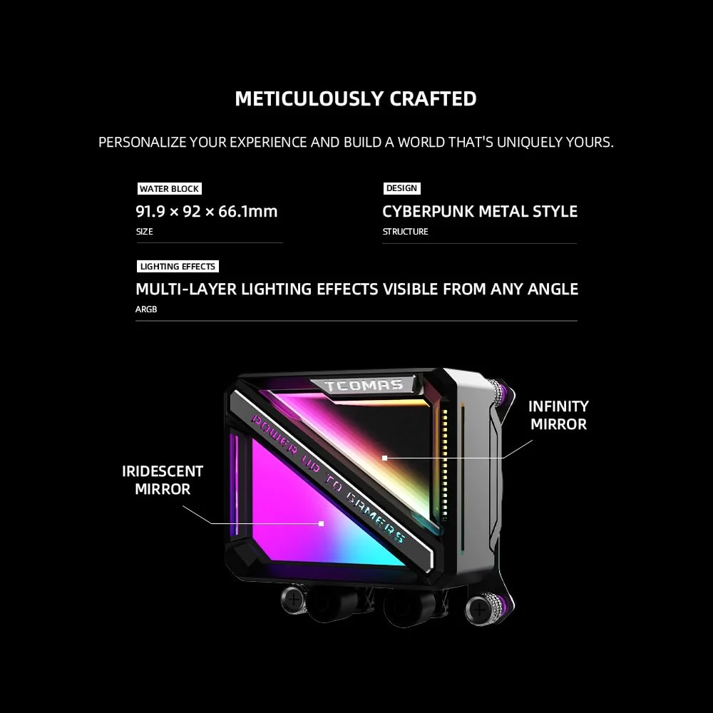 خنک کننده مایع رادیاتور 360 میلی متری LE200 – سیستم خنک کننده آبی ARGB با کارایی بالا، فن های کنترل شده PWM، پشتیبانی از Intel LGA1700 و AMD AM5/AM4