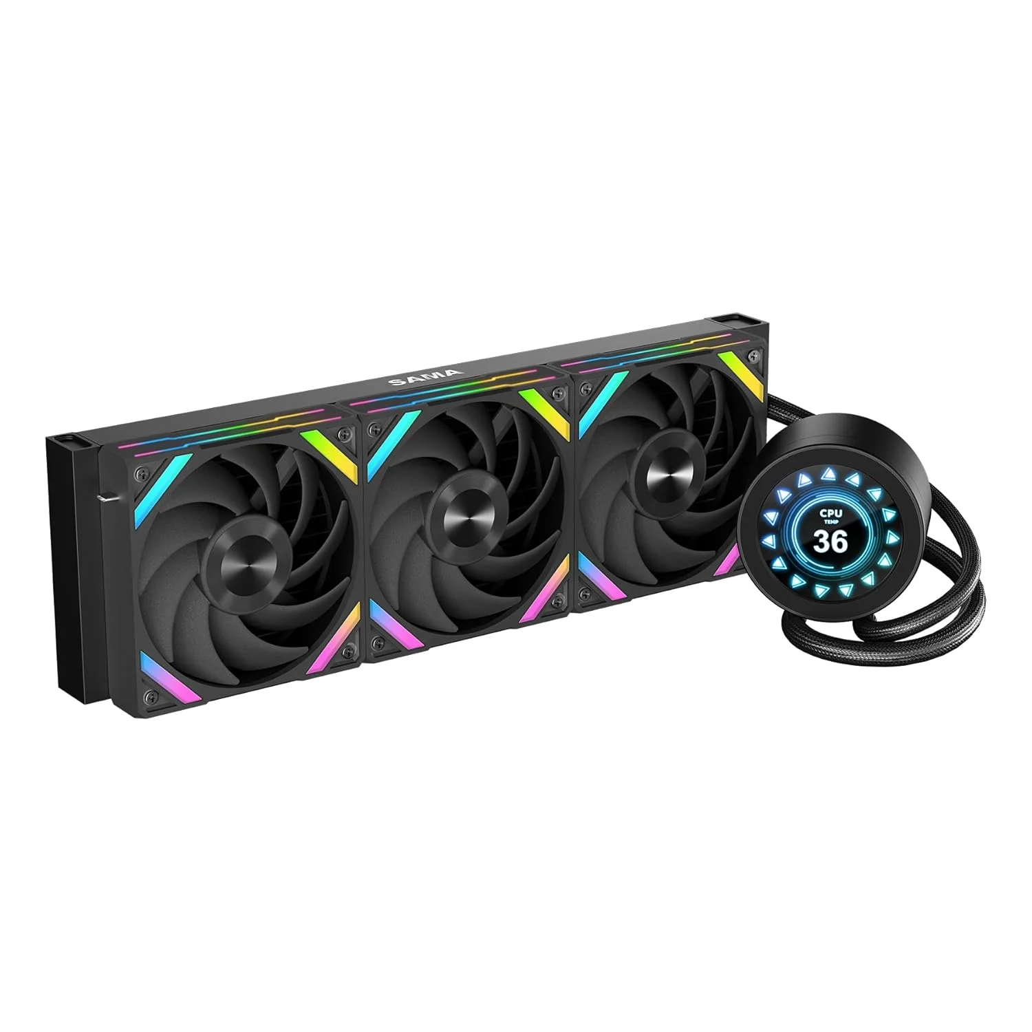 خنک کننده مایع پردازنده SAMA Q70 و منبع تغذیه 750W SAMA Black خنک کننده مایع پردازنده SAMA Q70 و منبع تغذیه 750W SAMA Black