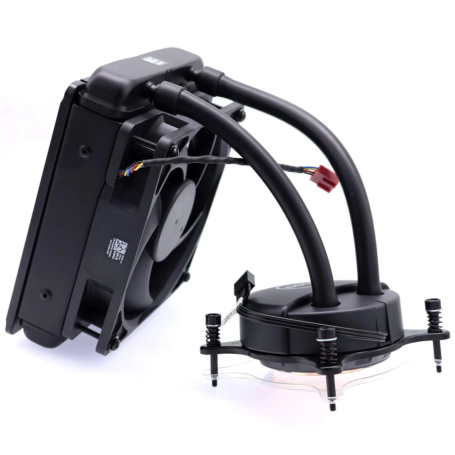 سیستم خنک کننده مایع پردازنده 125 واتی Deal4GO مدل 2G44F 76PC8 جایگزین برای رایانه رومیزی Dell XPS 8950، مشکی