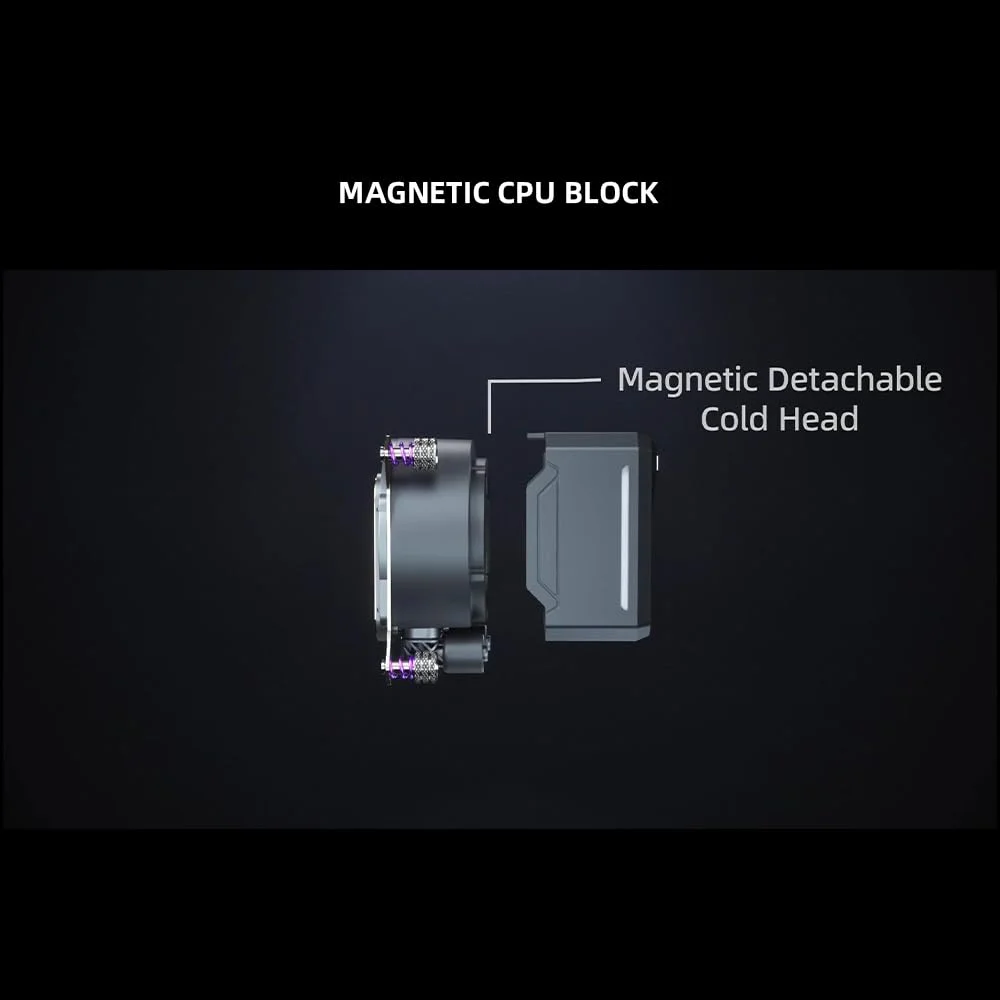 خنک کننده مایع رادیاتور 360 میلی متری LE200 – سیستم خنک کننده آبی ARGB با کارایی بالا، فن های کنترل شده PWM، پشتیبانی از Intel LGA1700 و AMD AM5/AM4