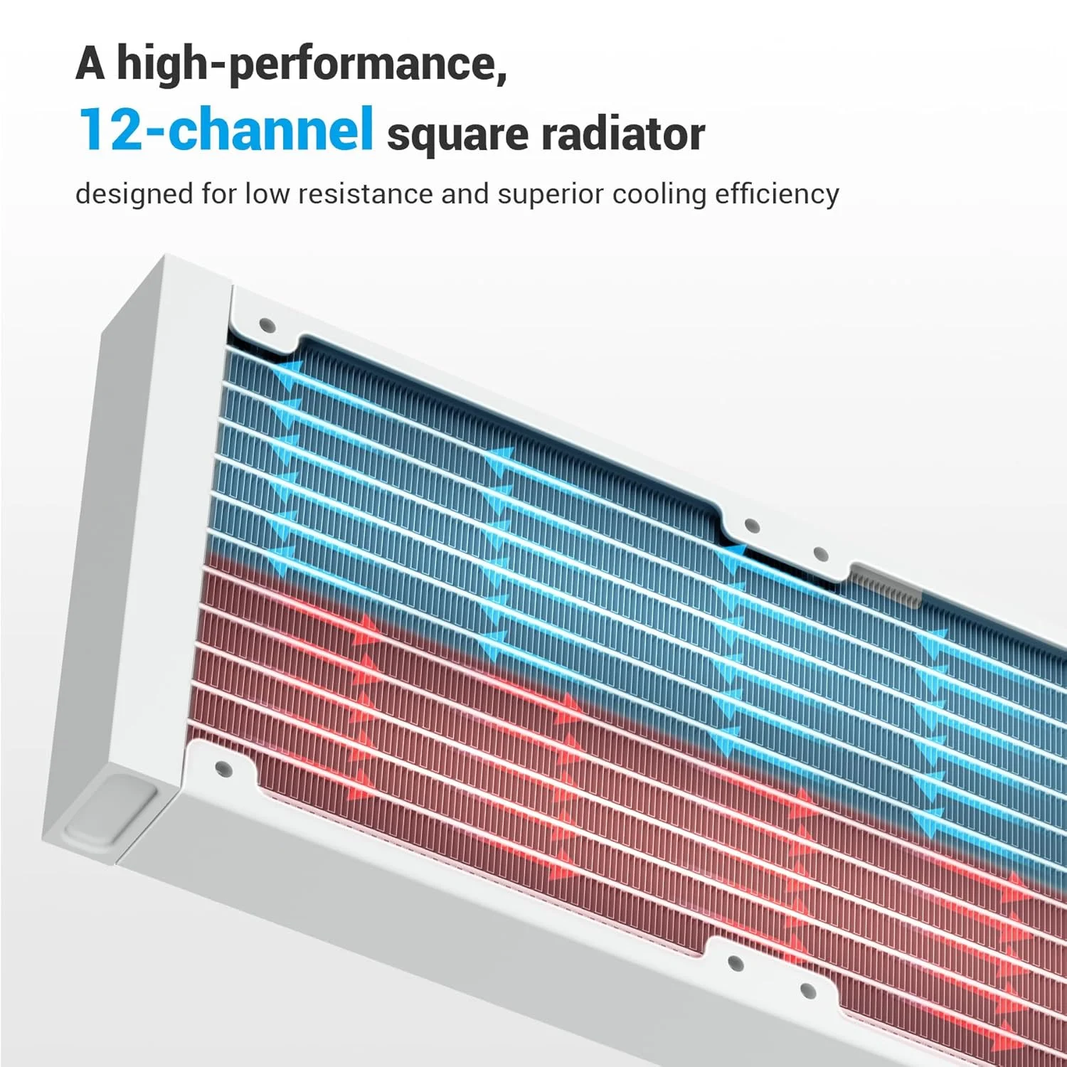خنک کننده مایع پردازنده SAMA Q70 سفید و منبع تغذیه 650W SAMA سفید