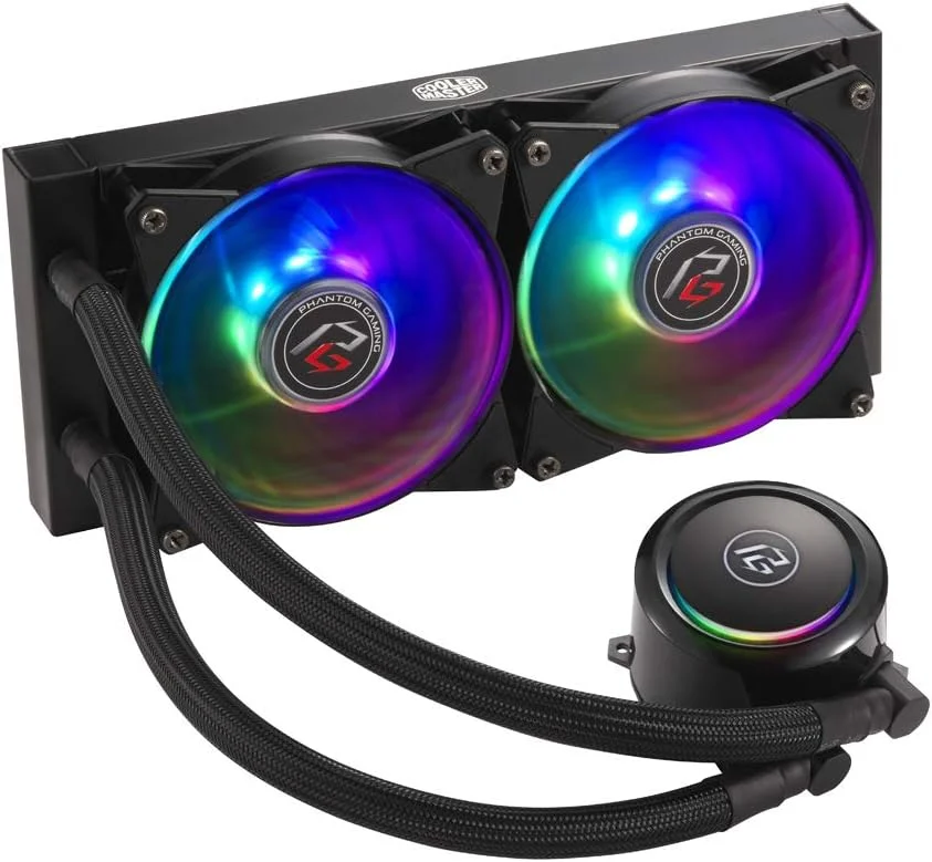 خنک کننده مایع پردازنده Cooler Master ML240R RGB ARGB، 12 ولت، 66.7 CFM، 15 dB(A)، 2000 دور در دقیقه، سازگار با کامپیوتر رومیزی