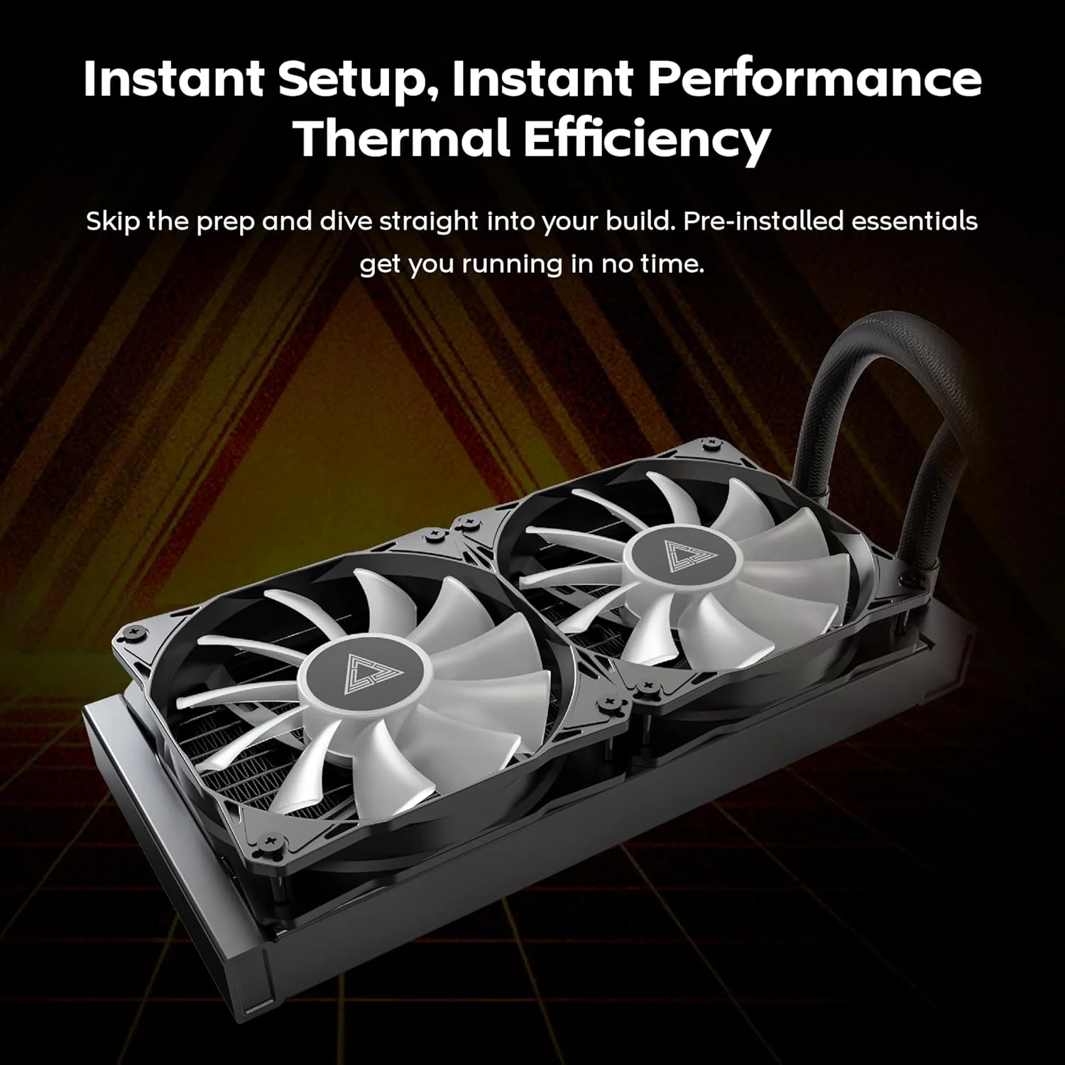 خنک کننده مایع پردازنده MONTECH LightFlow ARGB 240، رادیاتور 240 میلی متری AIO با طراحی آینه بی نهایت، پمپ 3100 دور در دقیقه، 2 عدد فن 120 میلی متری ARGB، پشتیبانی از Intel و AMD (مشکی)