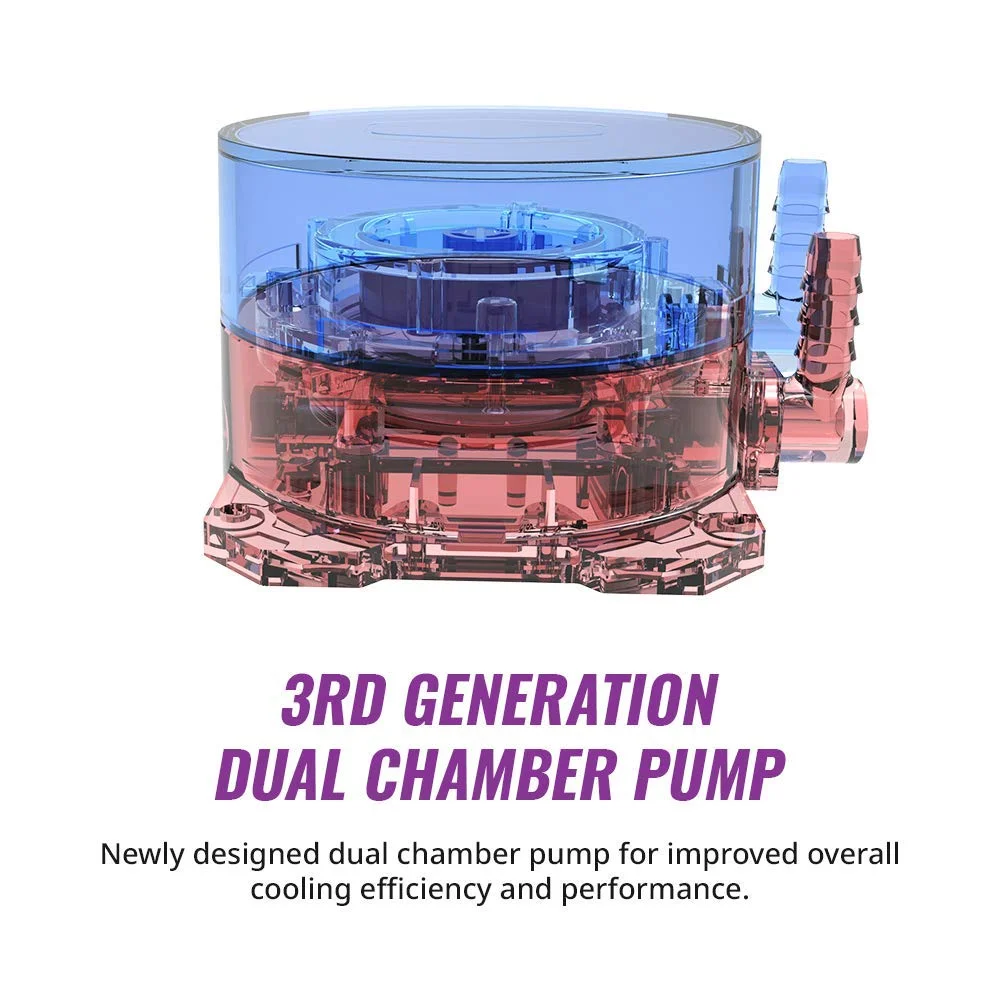 خنک کننده آبی پردازنده Cooler Master MasterLiquid ML240L V2 ARGB با ابعاد 277x119.6x27.2 میلی متر