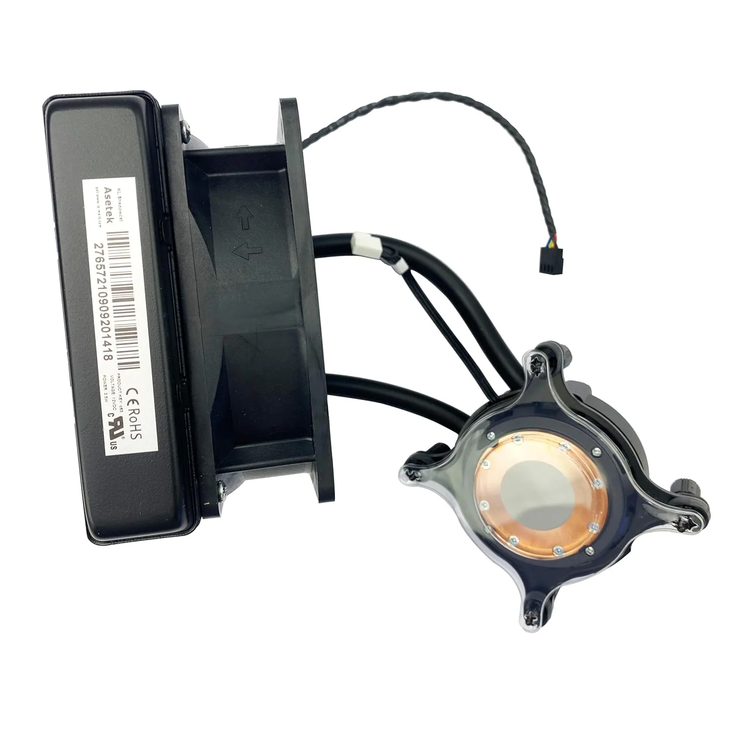 خنک کننده مایع پردازنده 95 واتی جدید سازگار با کامپیوترهای رومیزی دل Aurora R6 R7 R8 R9 R10 R11 R12 مدل PP749 MH0HN