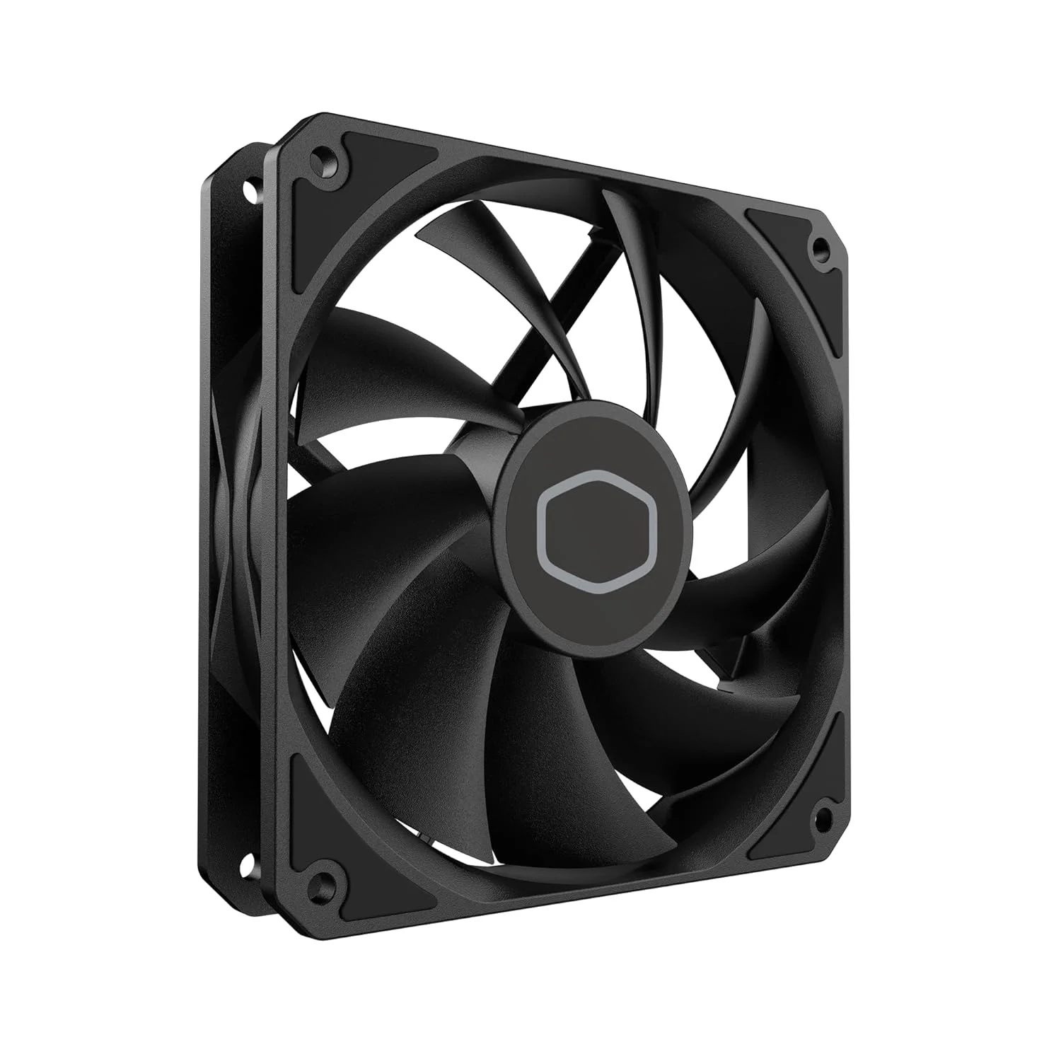 فن کیس مشکی Cooler Master MF120 Lite | فن خنک کننده مایع | فن خنک کننده بادی، فن 120 میلی متری، PWM پویا 1,750 دور در دقیقه، پره های متعادل کننده هوا، فریم PBT ترکیبی