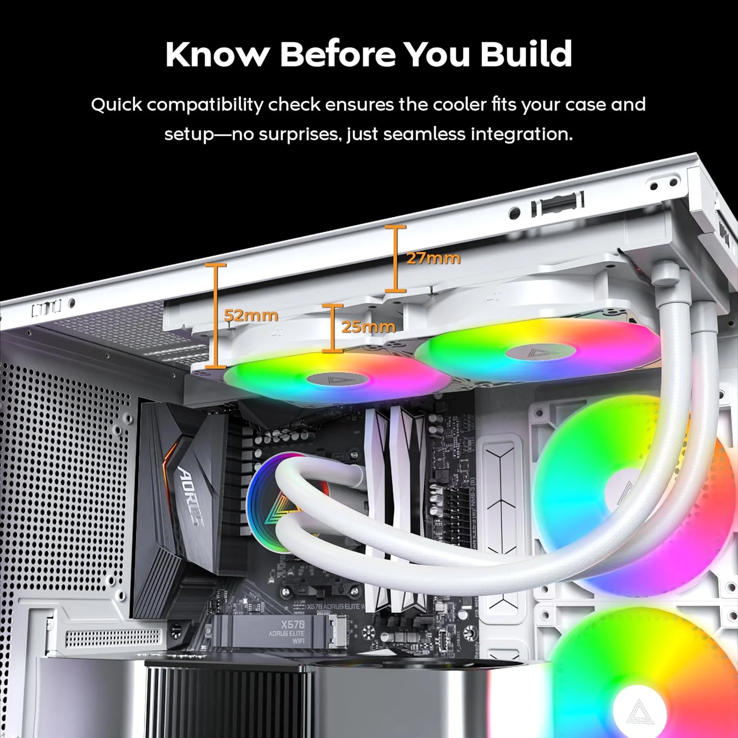 خنک کننده مایع پردازنده MONTECH LightFlow ARGB 240، رادیاتور 240 میلی متری AIO با طراحی آینه بی نهایت، پمپ 3100 دور در دقیقه، 2 عدد فن 120 میلی متری ARGB، پشتیبانی از Intel و AMD (سفید) خنک کننده مایع پردازنده MONTECH LightFlow ARGB 240، رادیاتور 240 میلی متری AIO با طراحی آینه بی نهایت، پمپ 3100 دور در دقیقه، 2 عدد فن 120 میلی متری ARGB، پشتیبانی از Intel و AMD (سفید)